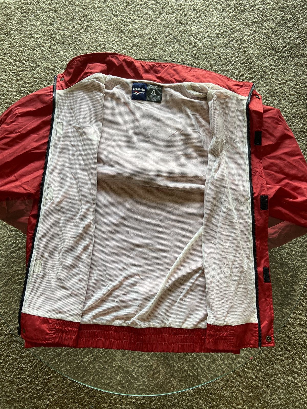Reebok Vintage Arkansas Razorback University Reebok Wind Breaker Size US XL / EU 56 / 4 - 7 Thumbnail