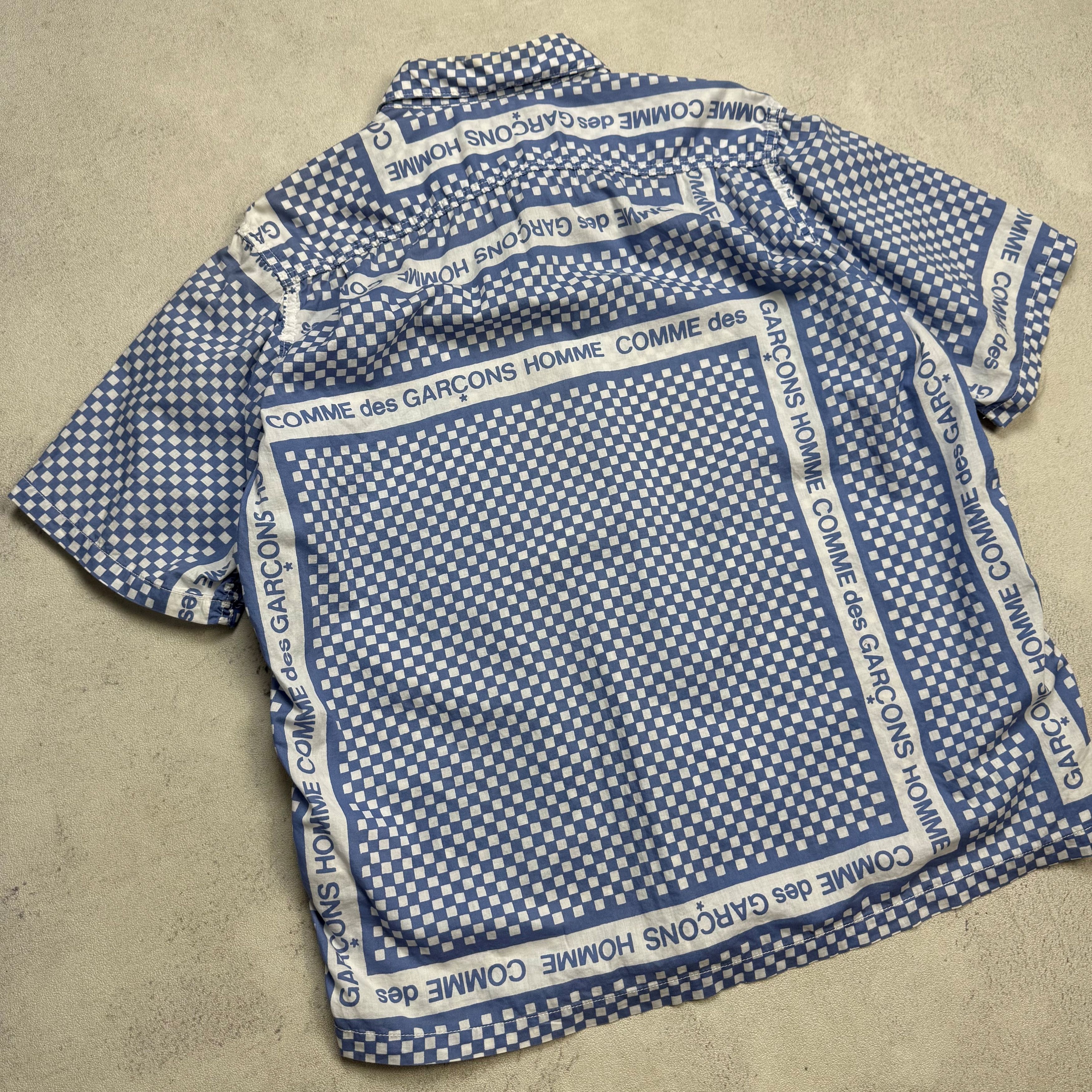 Comme des Garcons SS2003 Comme Des Garcons Homme Checkerboard Shirt Size US M / EU 48-50 / 2 - 4 Thumbnail