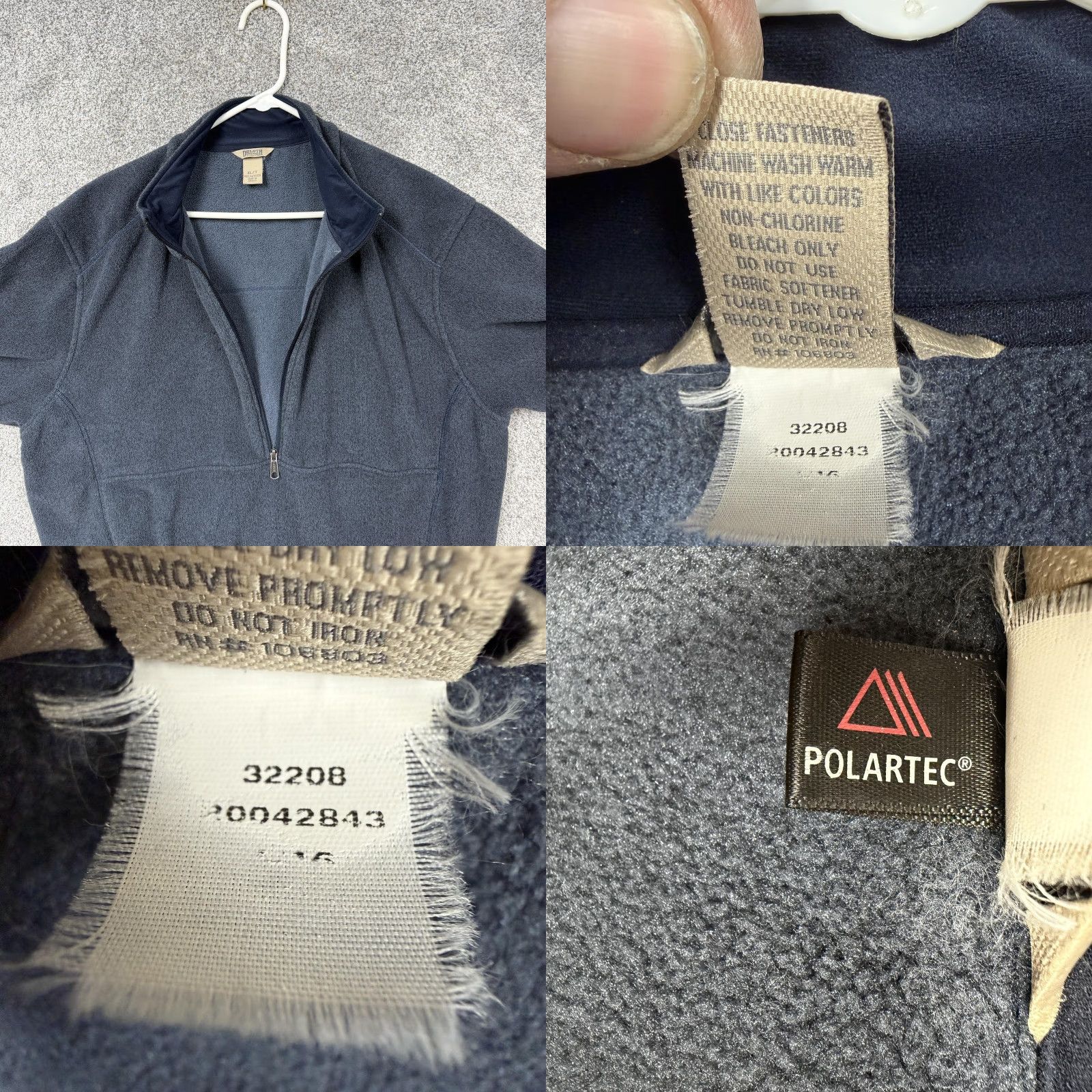 Duluth Trading Company Duluth Trading Jacket Mens XLT Blue Fleece 1/4 Zip Polartec Outdoor Gorpcore Size US XL / EU 56 / 4 - 8 Thumbnail