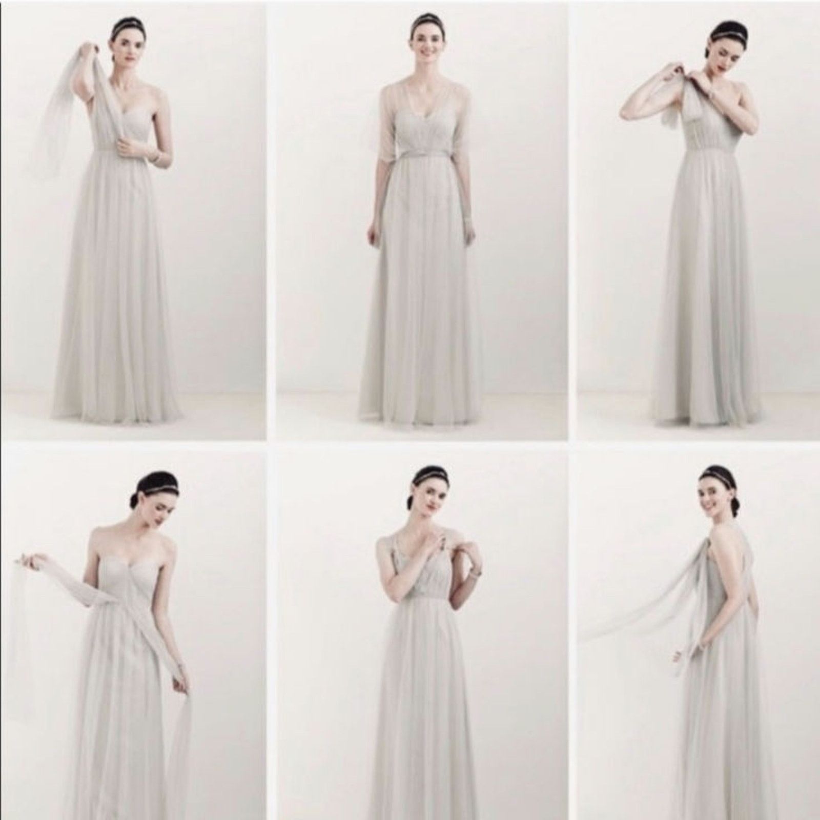 Anthropologie New BHLDN x Jenny Yoo Annabelle Convertible Dress $260 Sz 6 Size M / US 6-8 / IT 42-44 - 3 Thumbnail