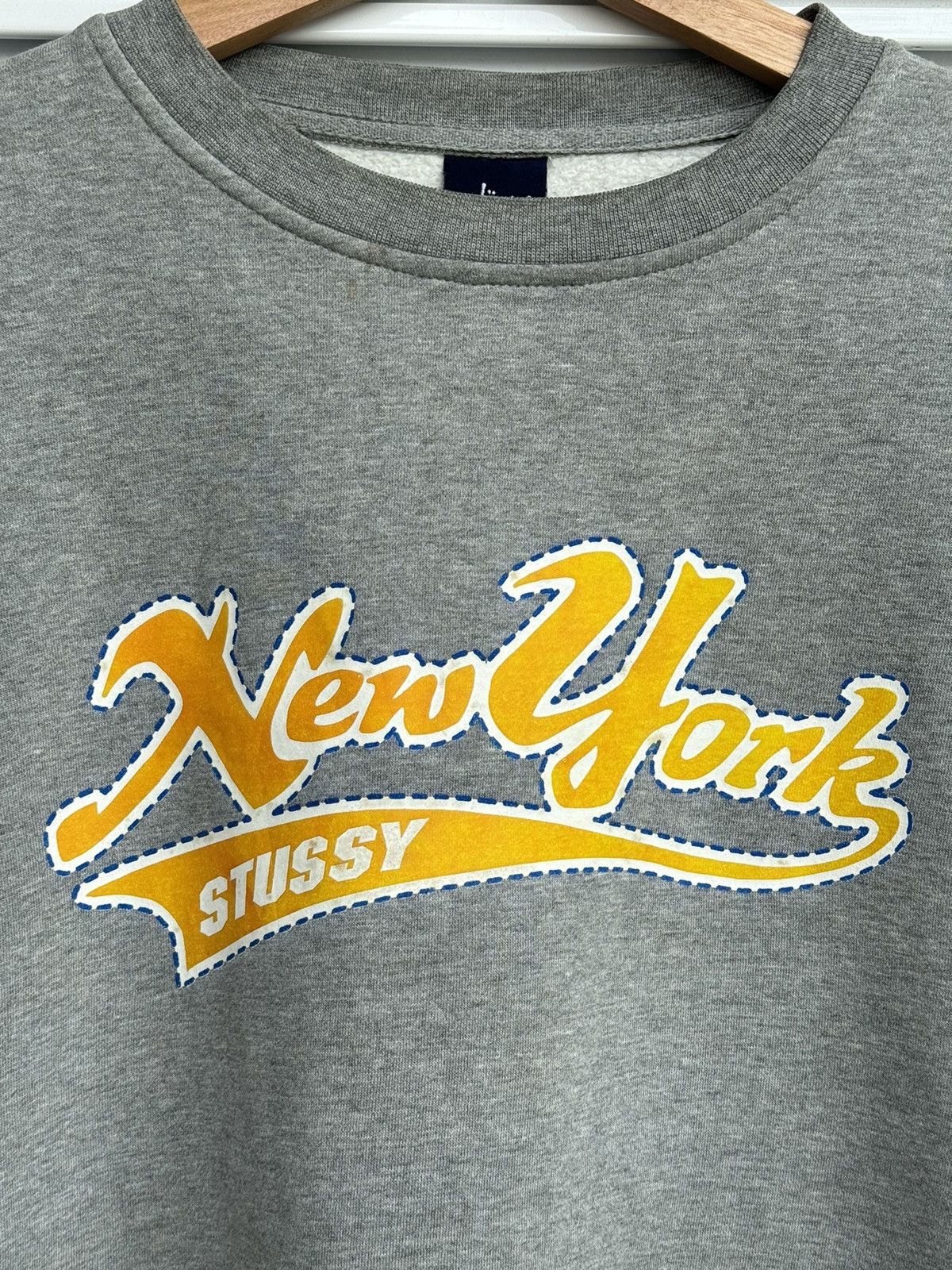 Stussy × Vintage Vintage Stussy New York OG Crewneck/ Travis Flacko Scott Size US M / EU 48-50 / 2 - 3 Thumbnail