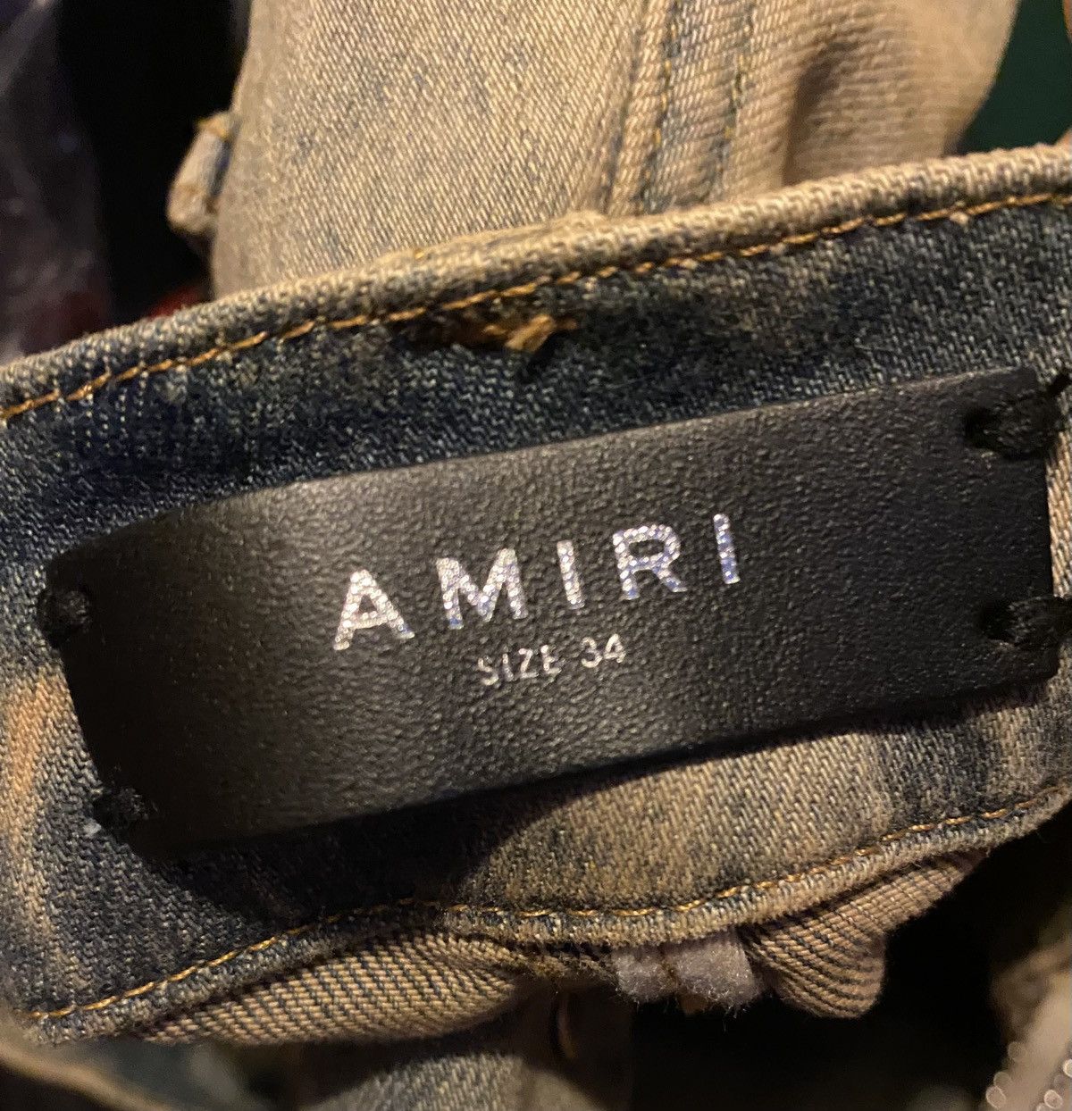 Amiri Amiri Indigo Broken Track Jean Size US 34 / EU 50 - 11 Thumbnail