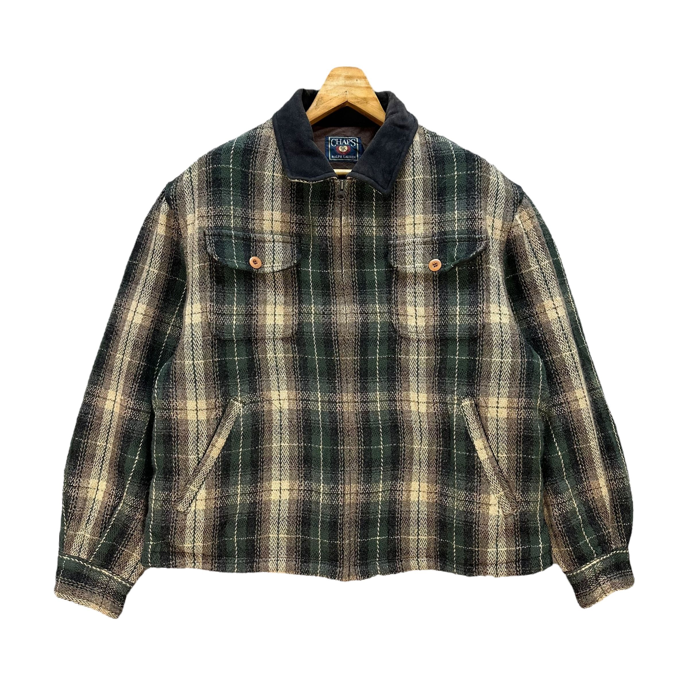 Chaps Ralph Lauren 90's CHAPS RALPH LAUREN Four Pocket Checked Jacket #A78-1888 Size US L / EU 52-54 / 3 - 1 Thumbnail