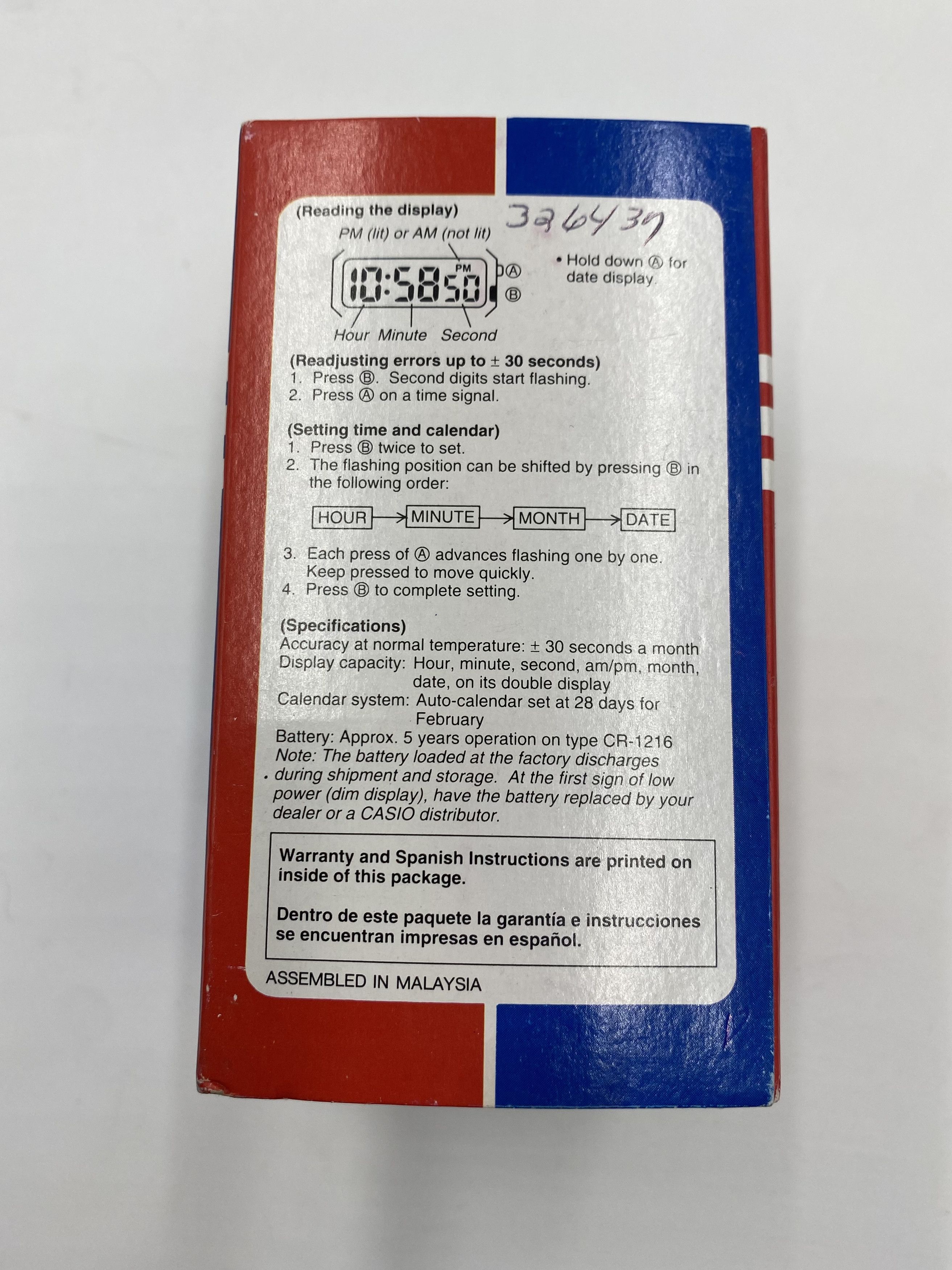 Casio 1992 Casio 695 F-102 Size ONE SIZE - 2 Thumbnail