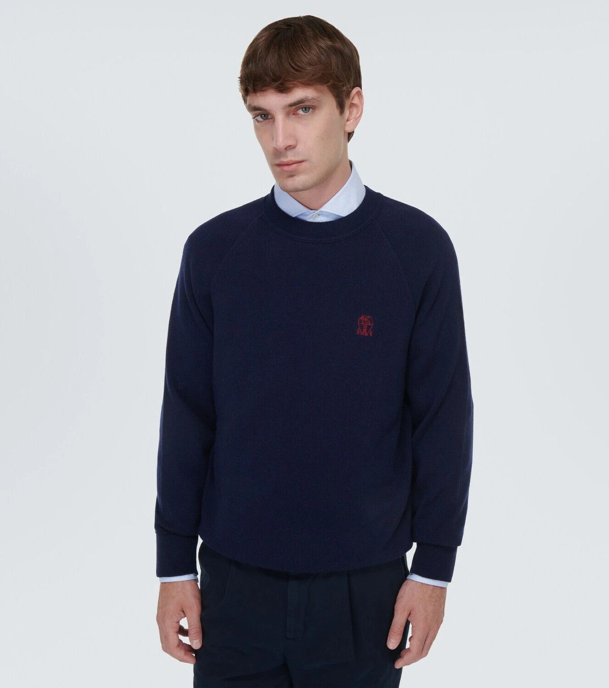 Brunello Cucinelli Sweater in Navy Blue Size US S / EU 44-46 / 1 - 3 Thumbnail
