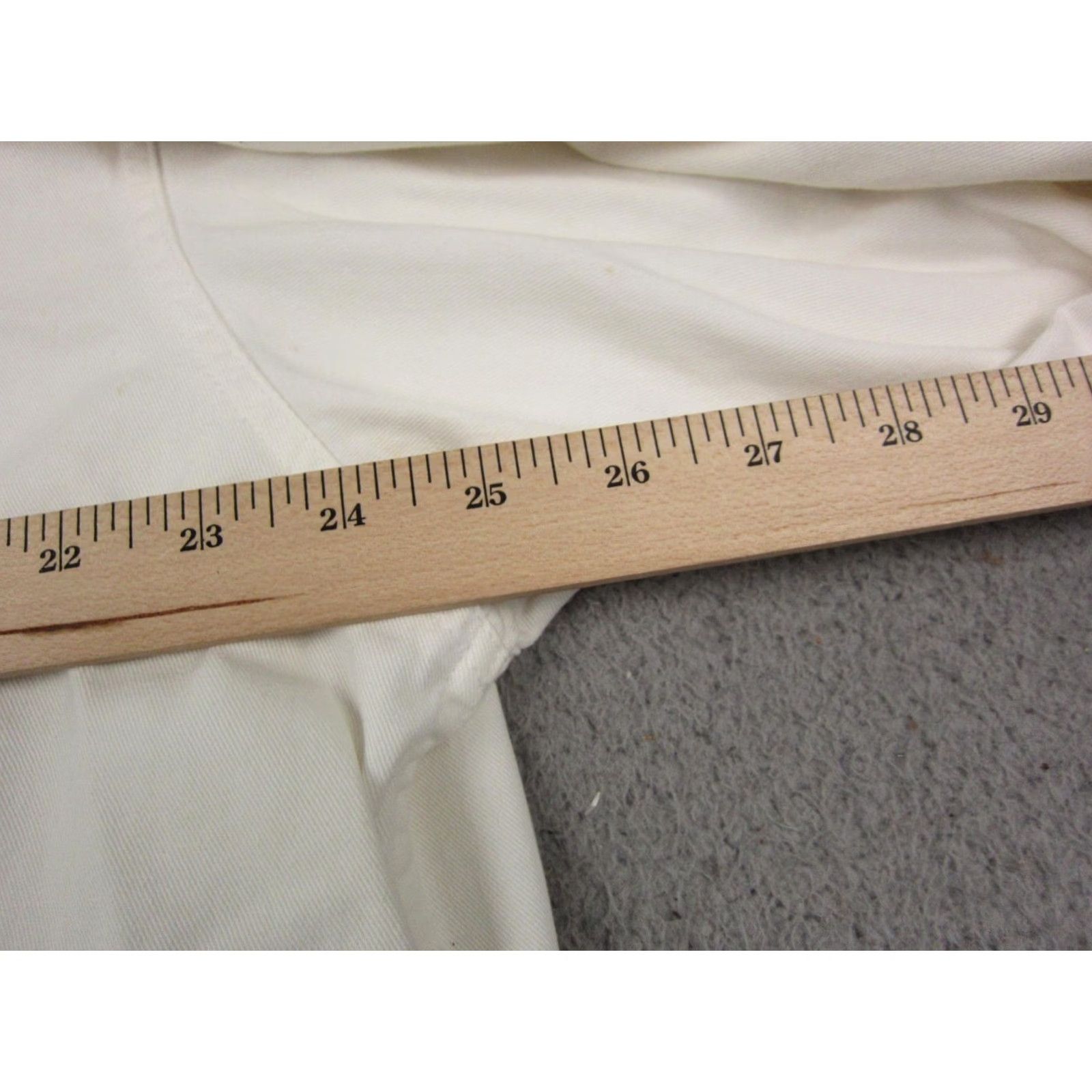 Vintage VINTAGE Woolrich Shirt Men XL Creme Ivory Canvas Button-Up Long Sleeve Collared Western Outdoor Pockets All Seasons Fall Winter Spring Mens Size US XL / EU 56 / 4 - 7 Thumbnail