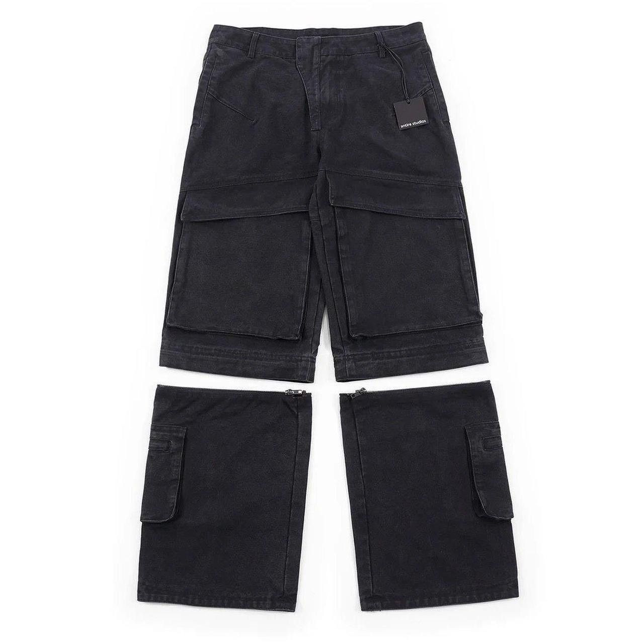 Entire Studios ENTIRE STUDIOS Ssense Exclusive Taupe Hard Cargo Pants Size US 34 / EU 50 - 2 Thumbnail