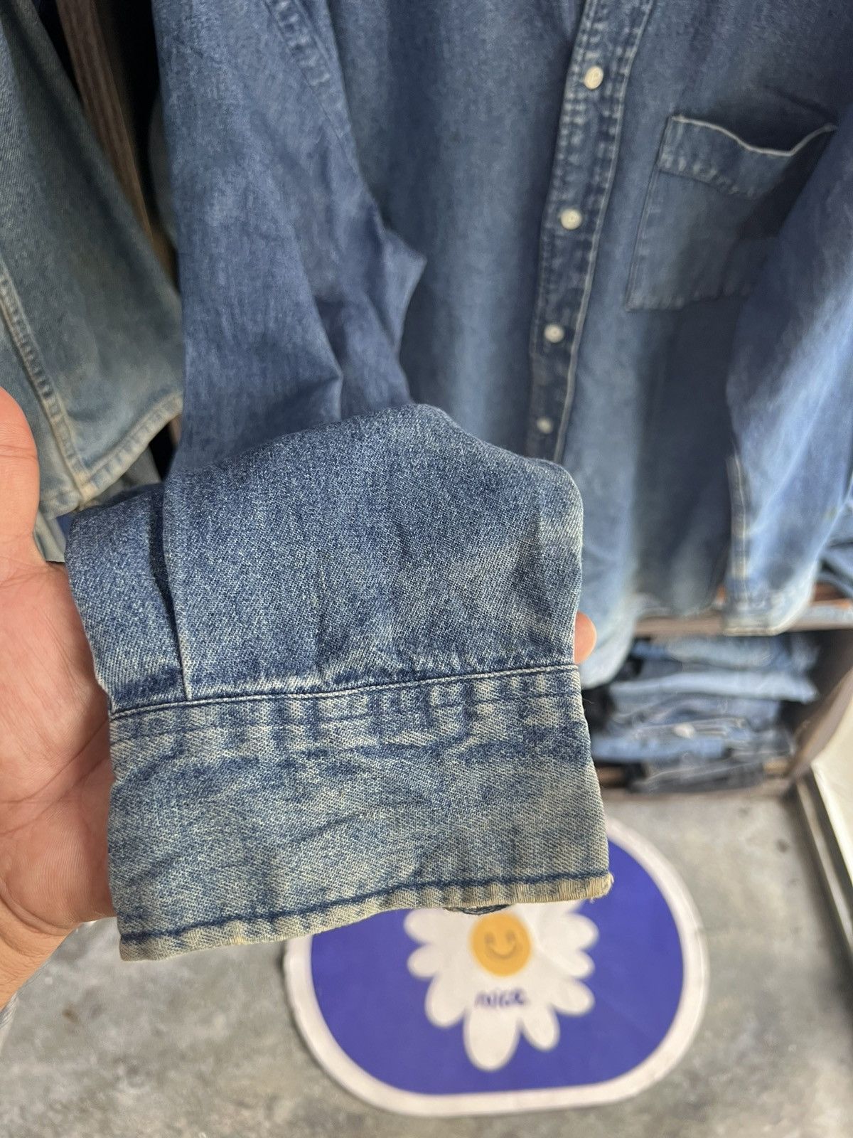 Chaps Ralph Lauren 🔥Vintage Chaps Ralph Lauren Long Sleeve Denim Shirt Size US L / EU 52-54 / 3 - 8 Thumbnail