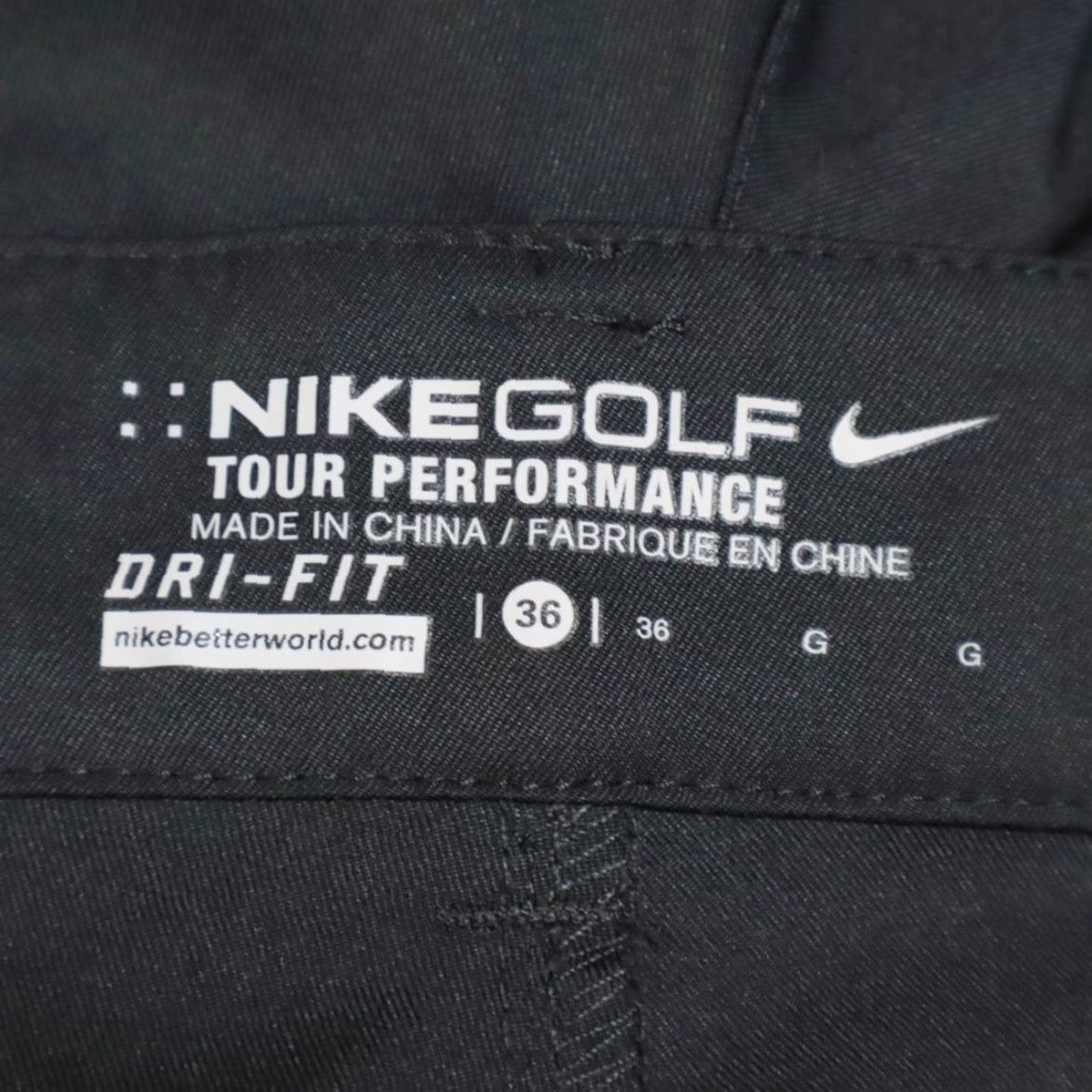 Nike Nike Golf Shorts Black Mens 36 Dri-Fit Tour Polyester Microfiber Stretch Short Size US 36 / EU 52 - 5 Thumbnail