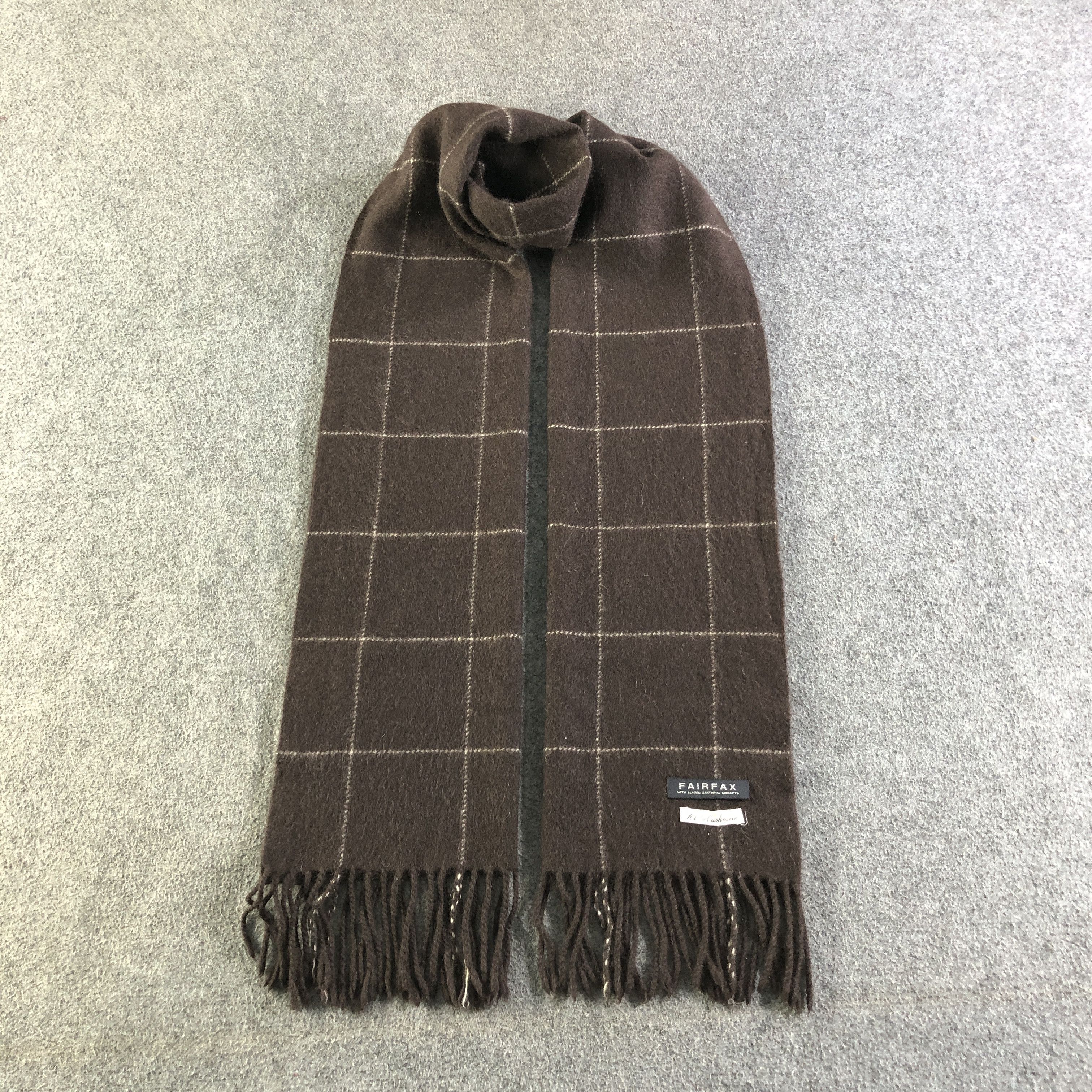 424 Fairfax Cashmere Scarf Muffler Neckwear V2786 Size ONE SIZE - 1 Thumbnail