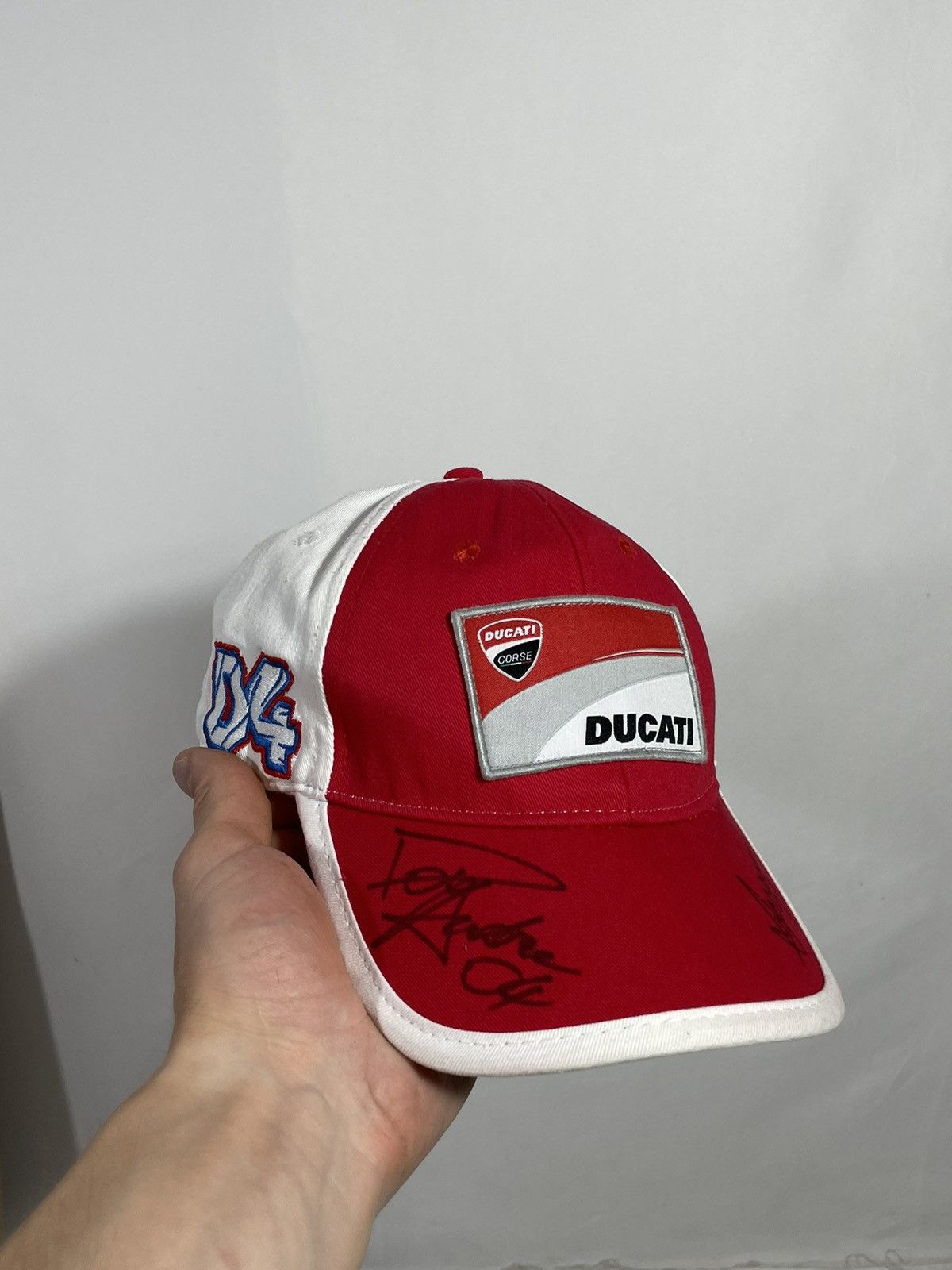 Ducati Andrea Dovizioso Autographed Signed Ducati #29 Cap Hat Size ONE SIZE - 13 Thumbnail