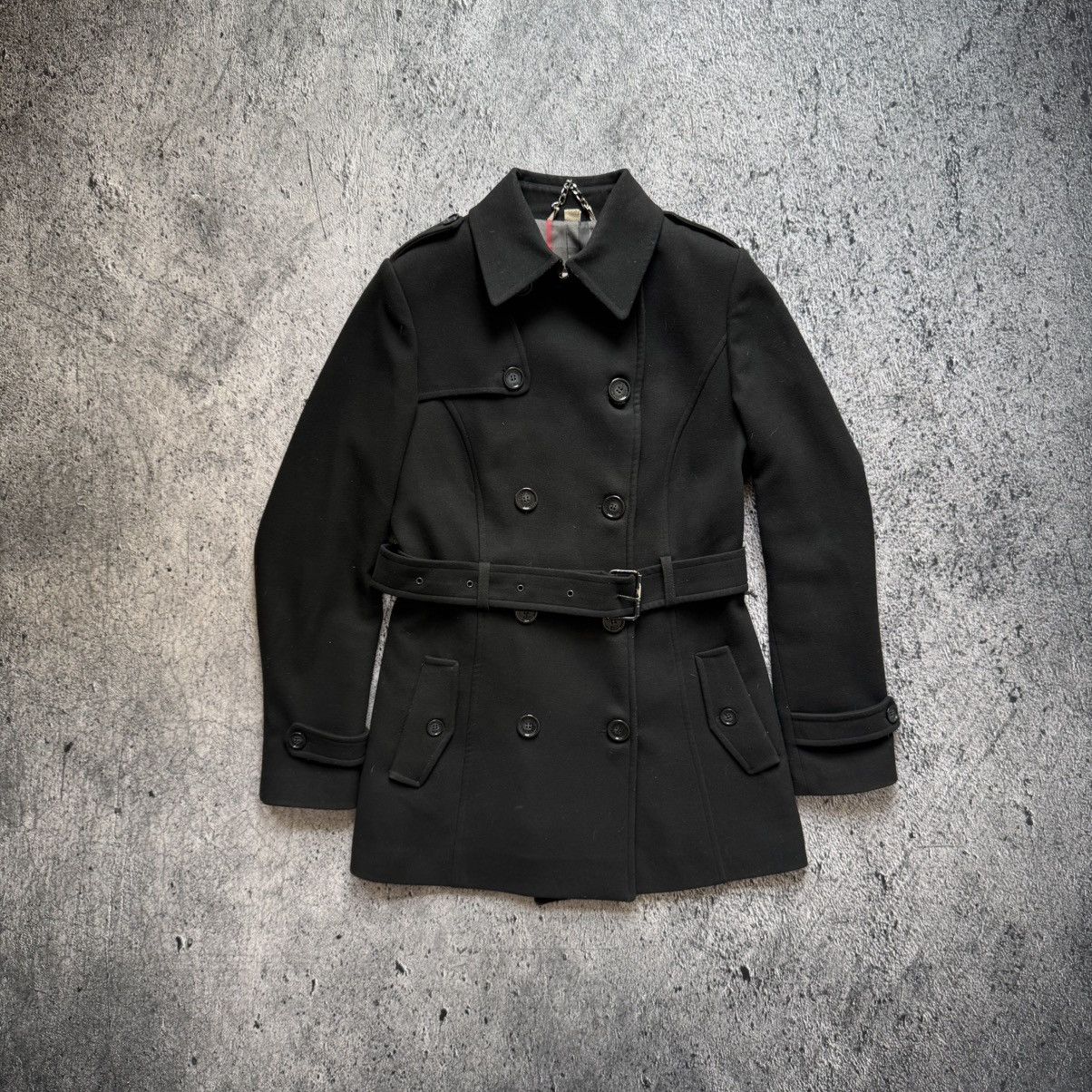 Burberry Vintage Burberry wool coat cashmere womens trench Size S / US 4 / IT 40 - 1 Thumbnail