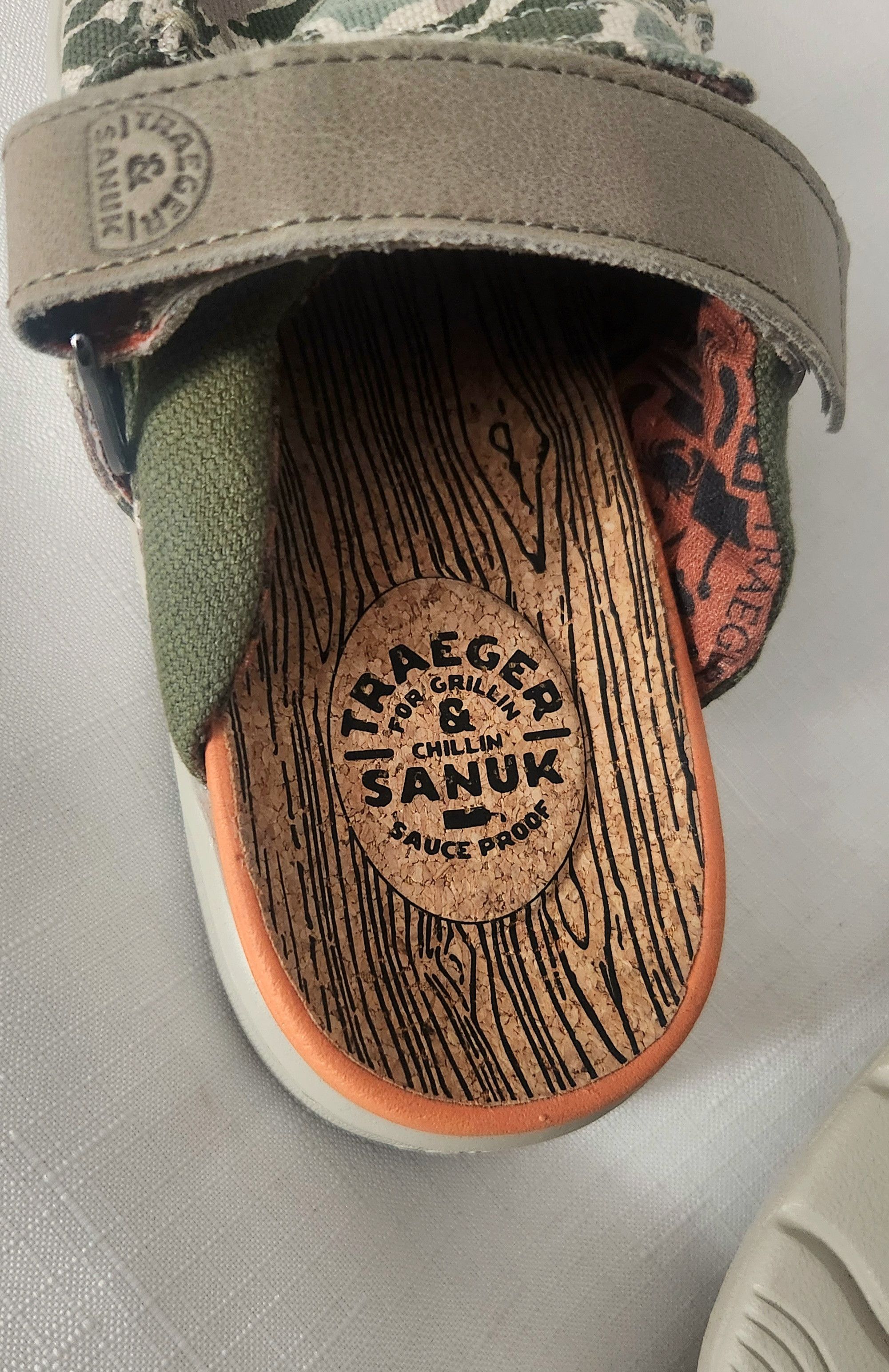 Sanuk Sanuk X Traeger Limited Edition Collab Unisex Camo M 9 W 10 Size US 9 / EU 42 - 5 Thumbnail