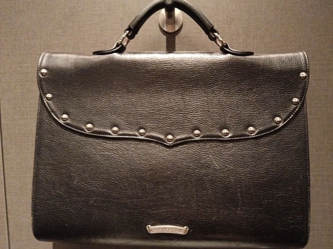 Vintage chrome heart gunslinger briefcase