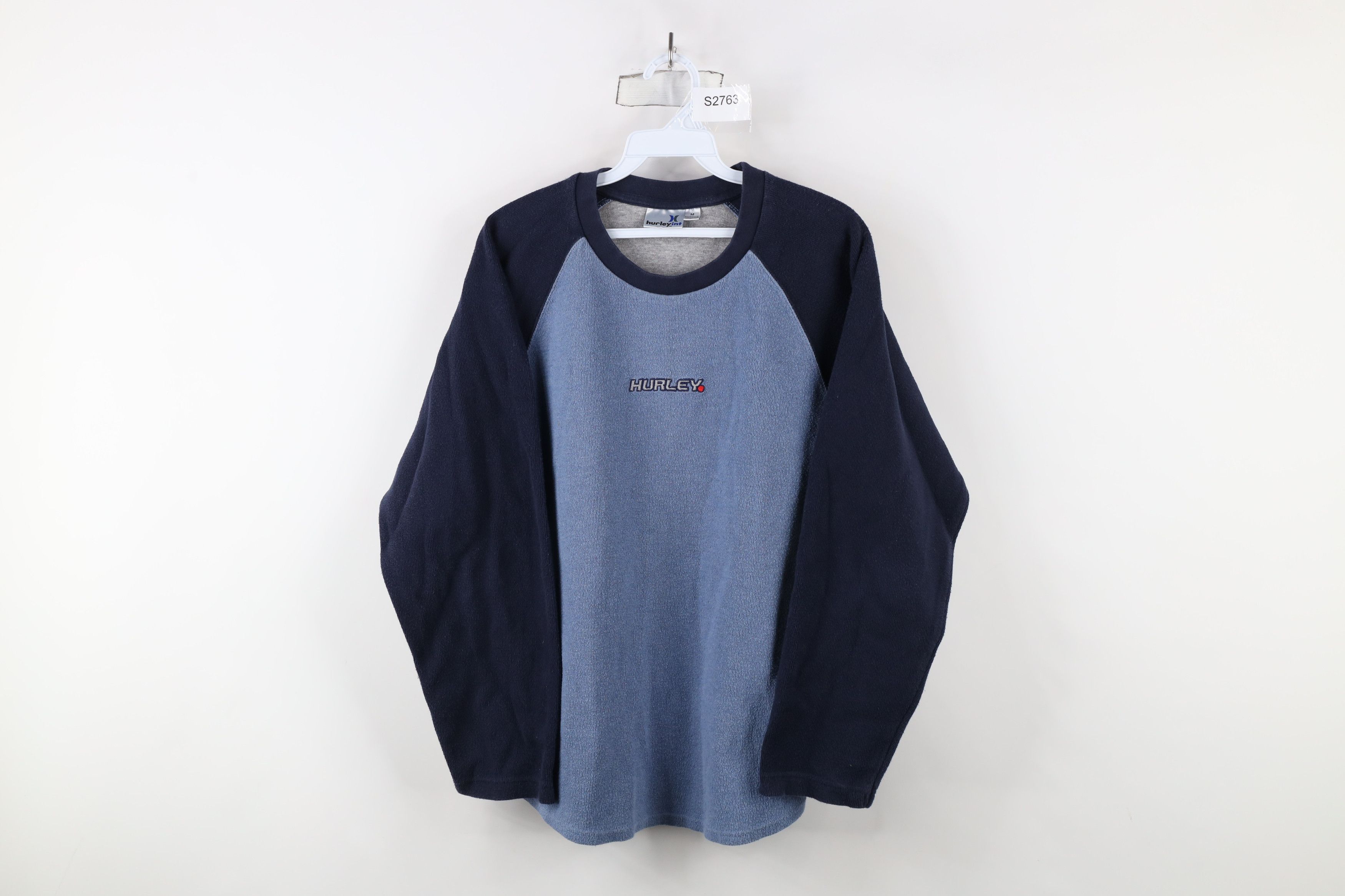 Hurley × Vintage Vintage 90s Y2K Hurley Int Ribbed Knit Raglan T-Shirt Size US M / EU 48-50 / 2 - 1 Thumbnail