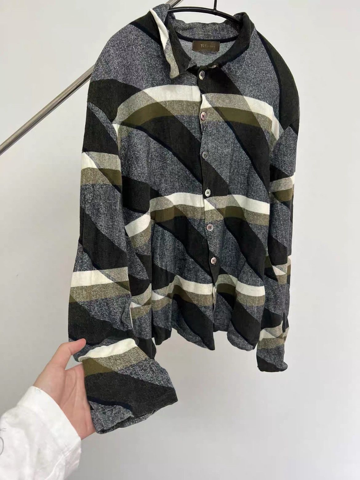 Yohji Yamamoto Sz 3 Yohji Yamamoto Y’s Multi Stripe Shirt Size US L / EU 52-54 / 3 - 4 Thumbnail