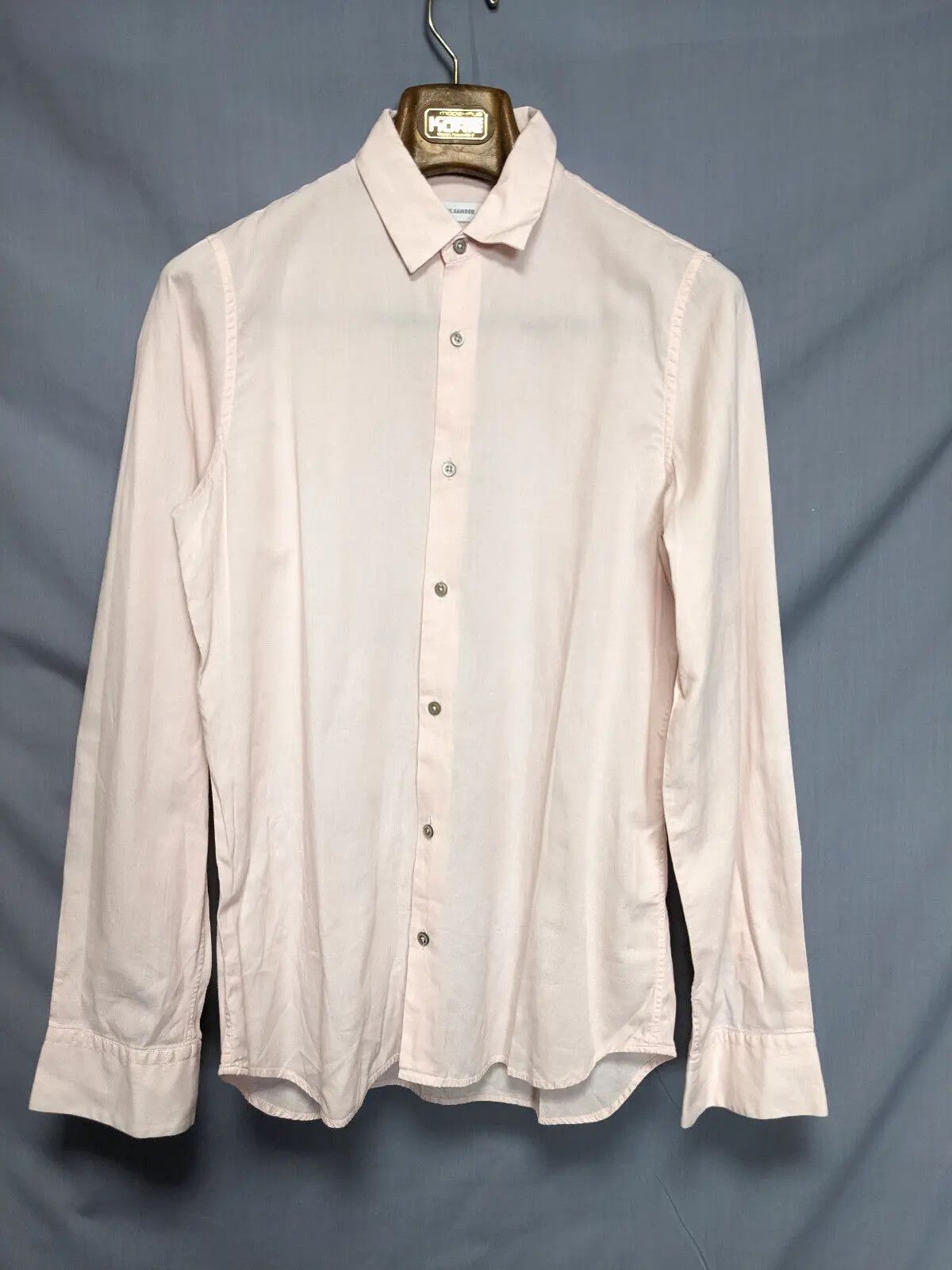 Jil Sander Jil Sander Tailor Made Cotton Pink Men’s Shirt Size 39 Size US S / EU 44-46 / 1 - 1 Thumbnail
