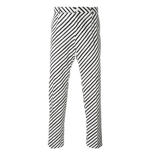 Dolce & Gabbana o1y0125 Casual Pant in White/Black Size US 30 / EU 46 - 1 Thumbnail