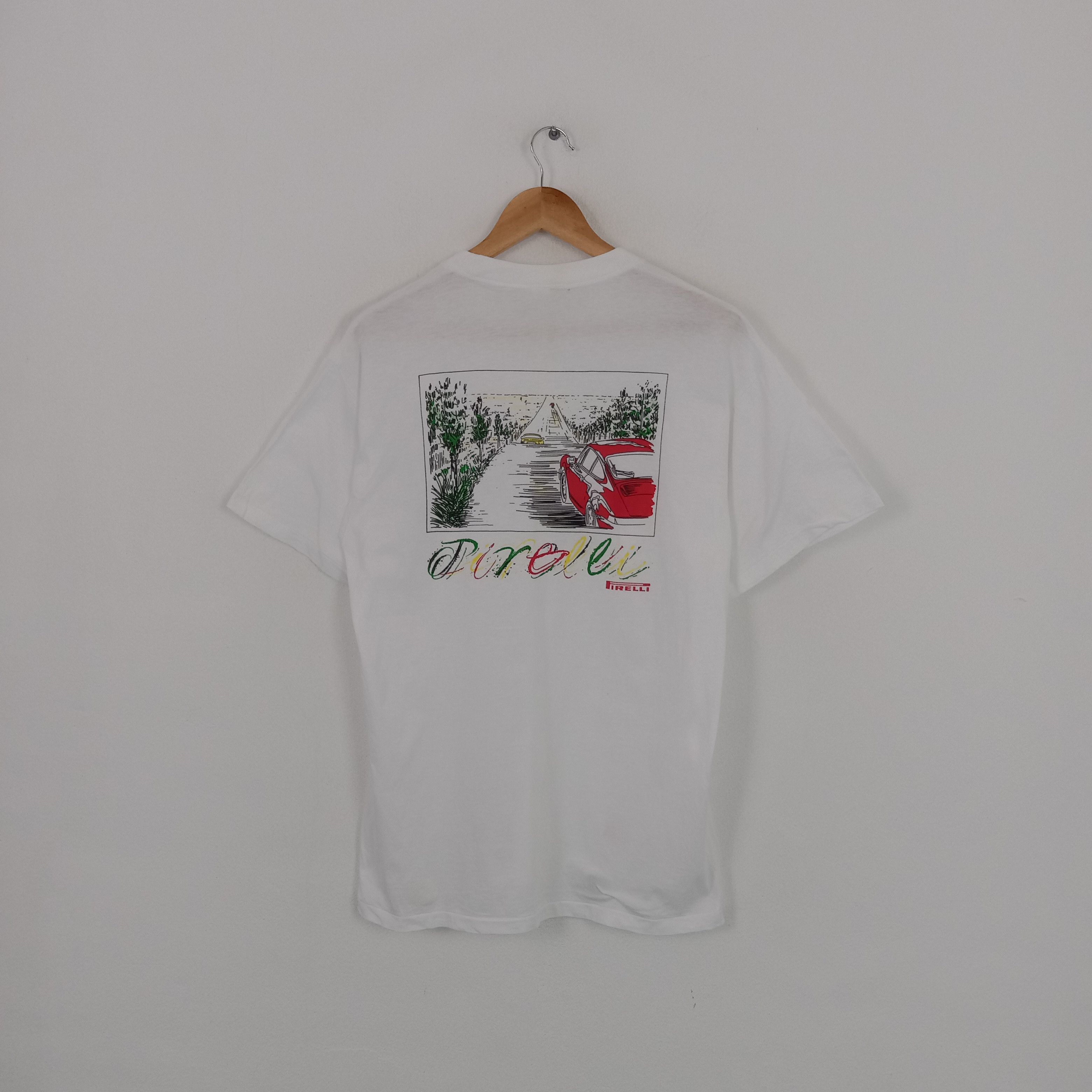 Pirelli × Vintage Vintage Pirelli Racing Classic Car Tshirt Size US M / EU 48-50 / 2 - 1 Thumbnail