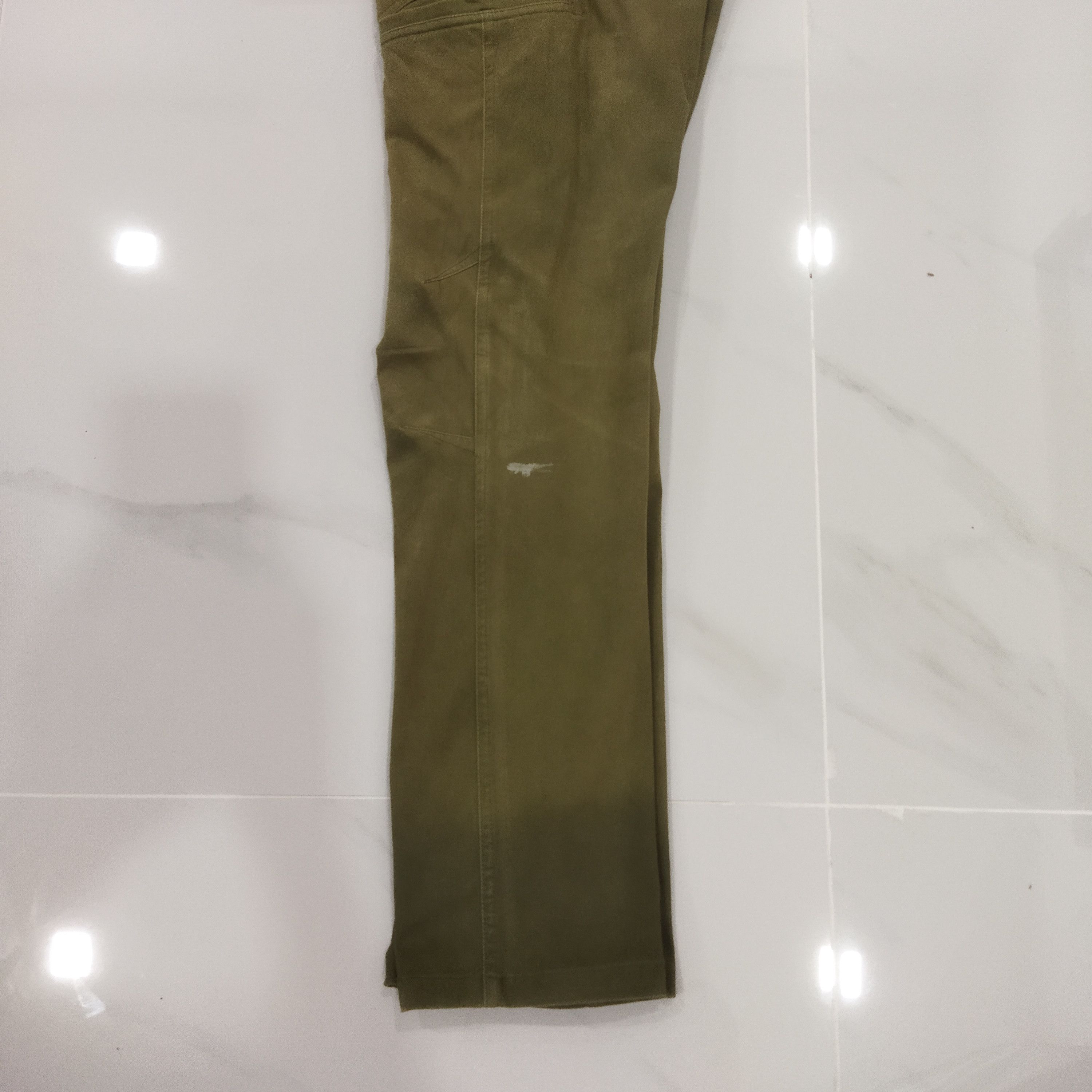 Japanese Brand FIELDCORE FADED GREEN CARGO PANTS Size US 30 / EU 46 - 13 Thumbnail