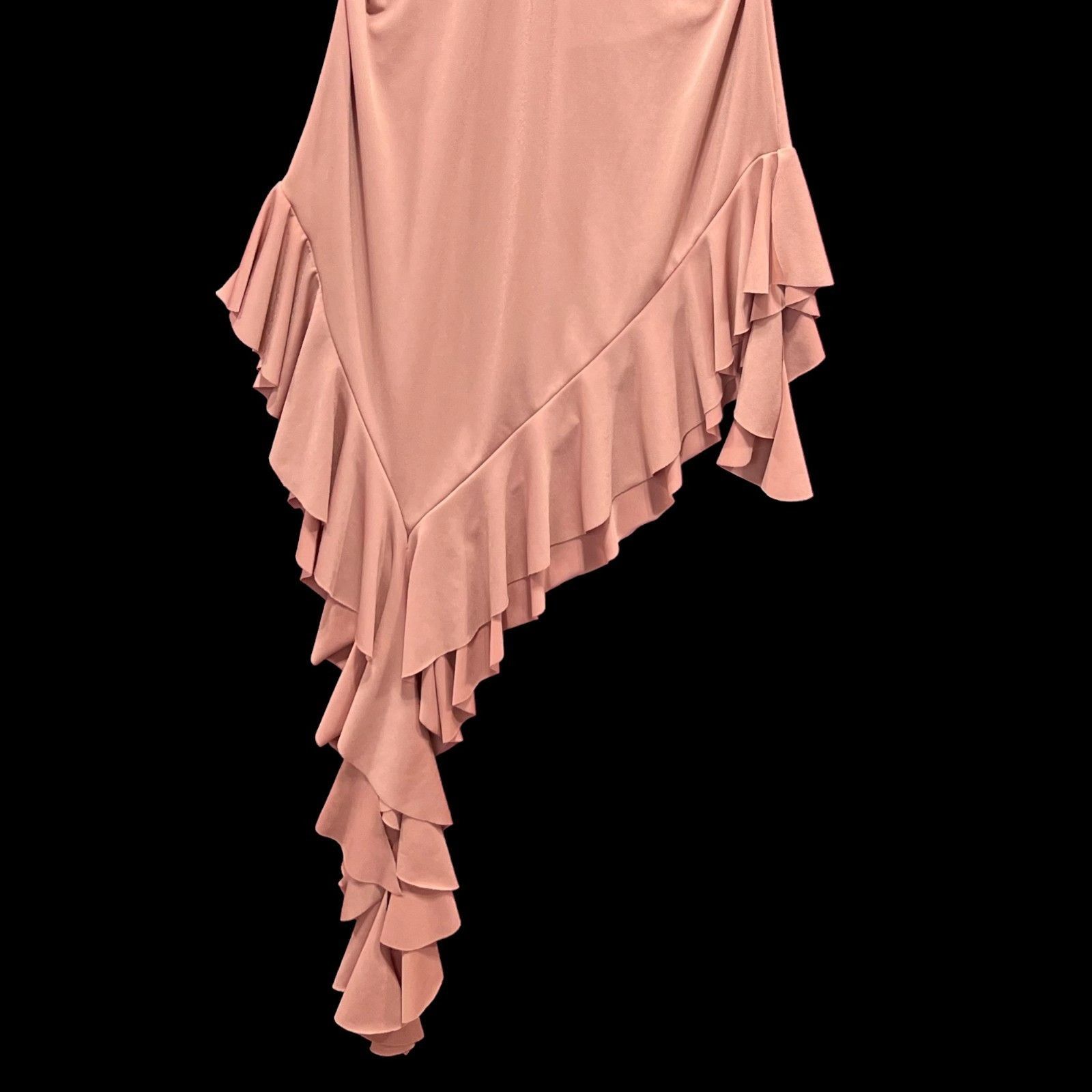 rue21 Rue 21 - Women's Pregnant Ruffled Asymmetrical Strapless Dre Size L / US 10 / IT 46 - 12 Thumbnail