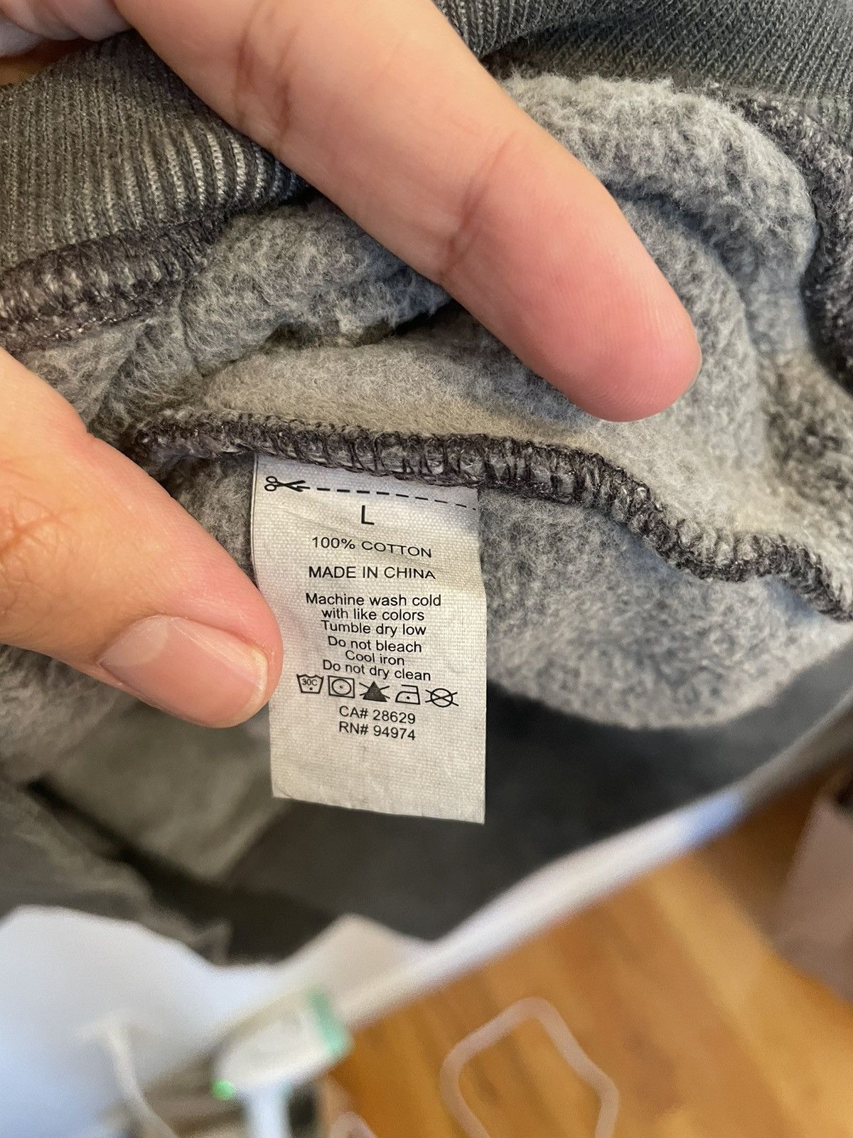 Stussy Stussy Garment Dyed Washed Hoodie Sweatshirt Size Large Size US L / EU 52-54 / 3 - 6 Thumbnail