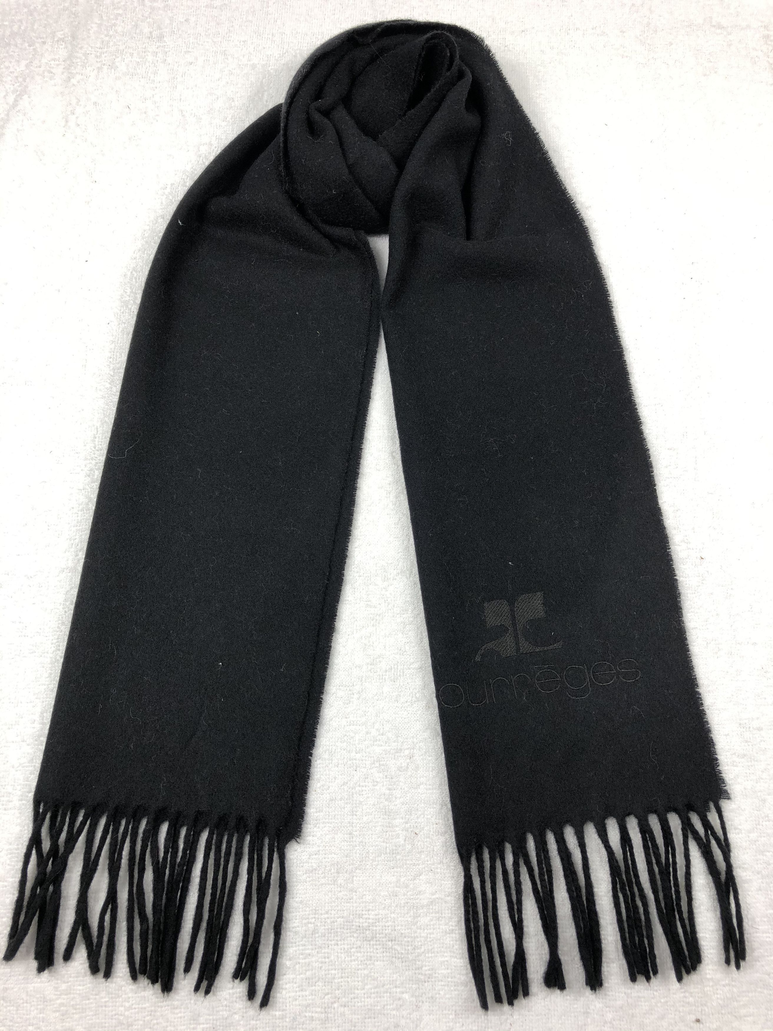 Courreges Courreges Lambswool Scarf / Muffler / Neckwear Size ONE SIZE - 1 Thumbnail