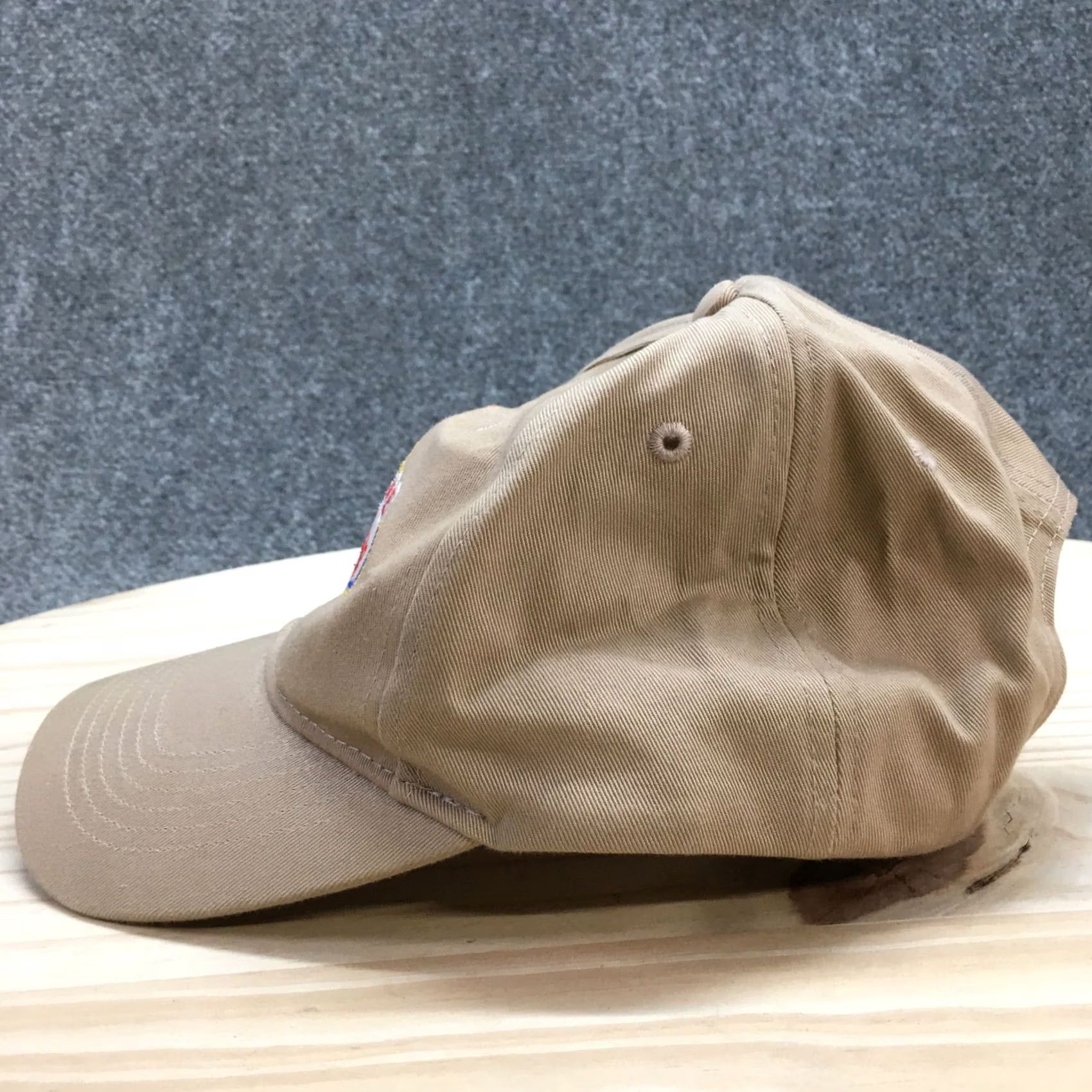Vintage Las Vegas Baseball Cap - Beige Mens Casual Adjustable Cotton Size ONE SIZE - 4 Thumbnail