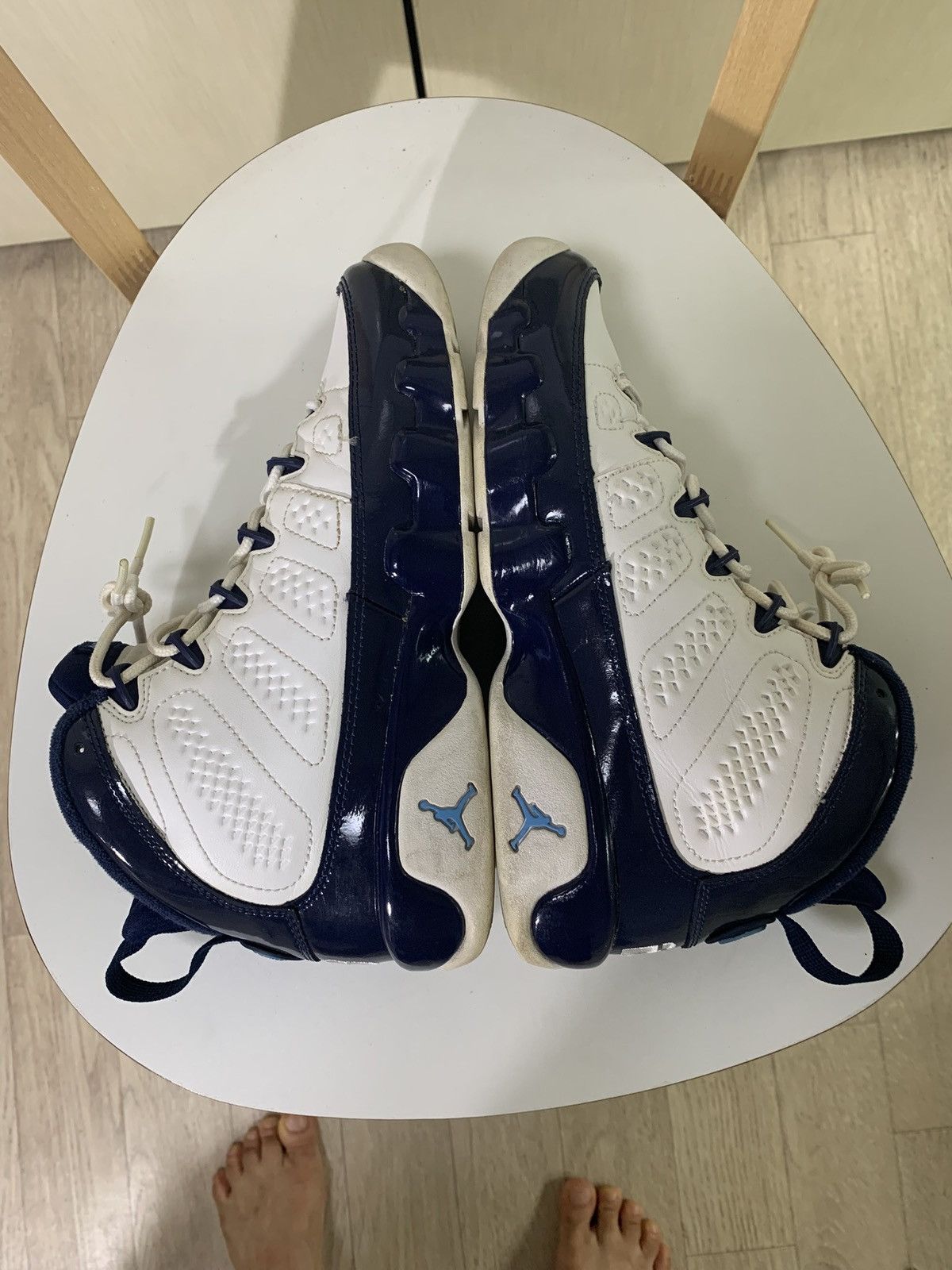 Nike Nike Air Jordan 9 Retro Pearl Blue Size 6Y Size US 6 / EU 39 - 7 Thumbnail