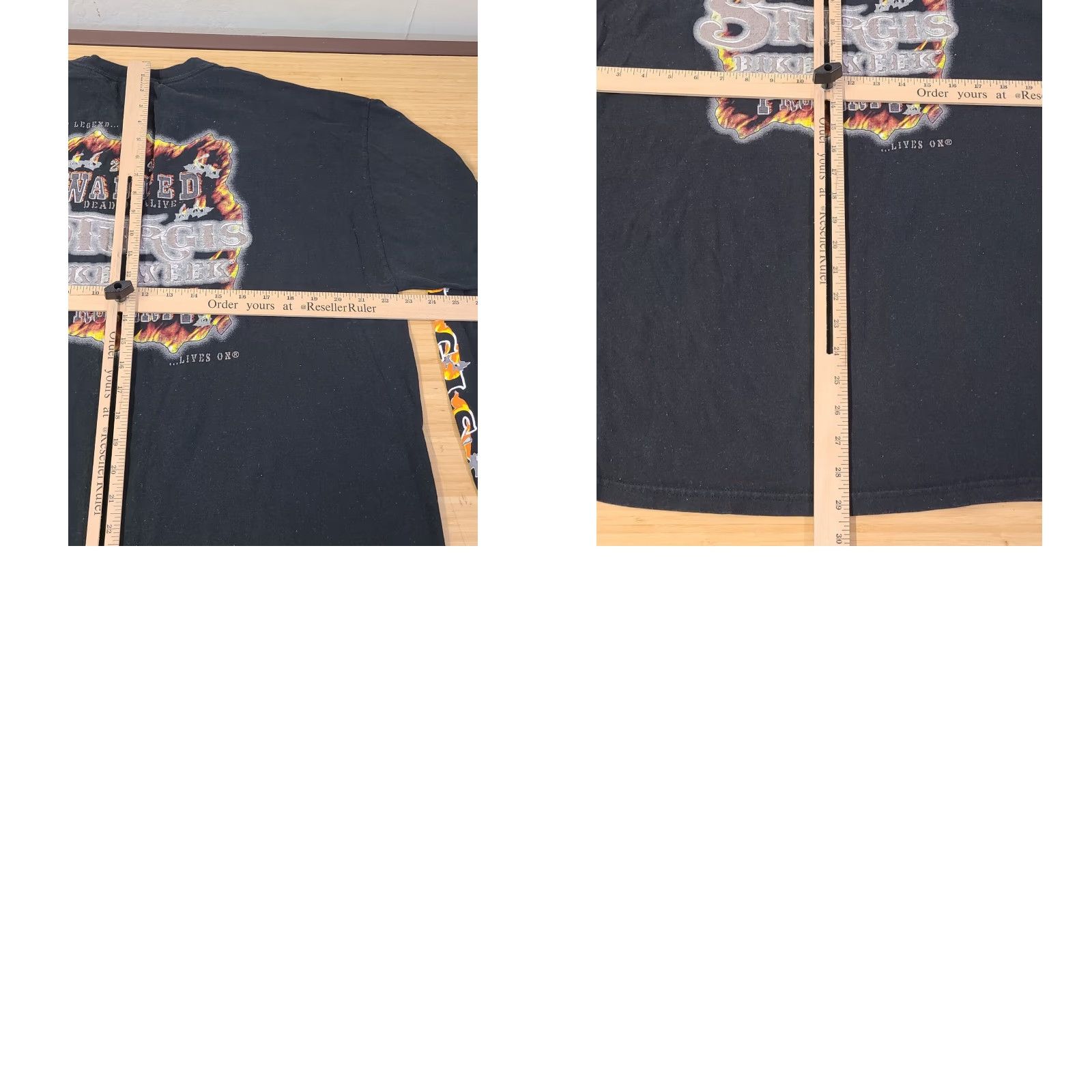 Hanes VINTAGE Hanes Sturgis Shirt Long Sleeve XL Black Skull Graphic 2004 Bike Week Unisex Adults Men Women Shirt Size US XL / EU 56 / 4 - 8 Thumbnail
