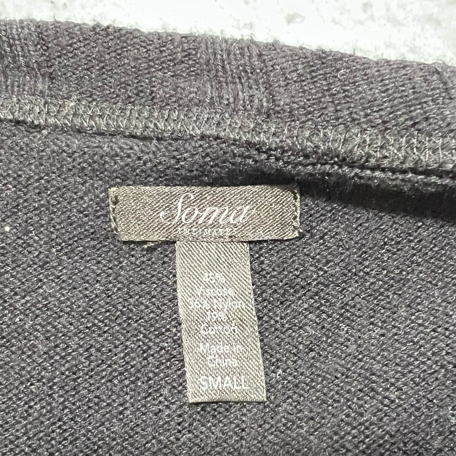 Chicos Soma Intimates Button Down Cardigan Tie Front Sweater Size S / US 4 / IT 40 - 3 Thumbnail