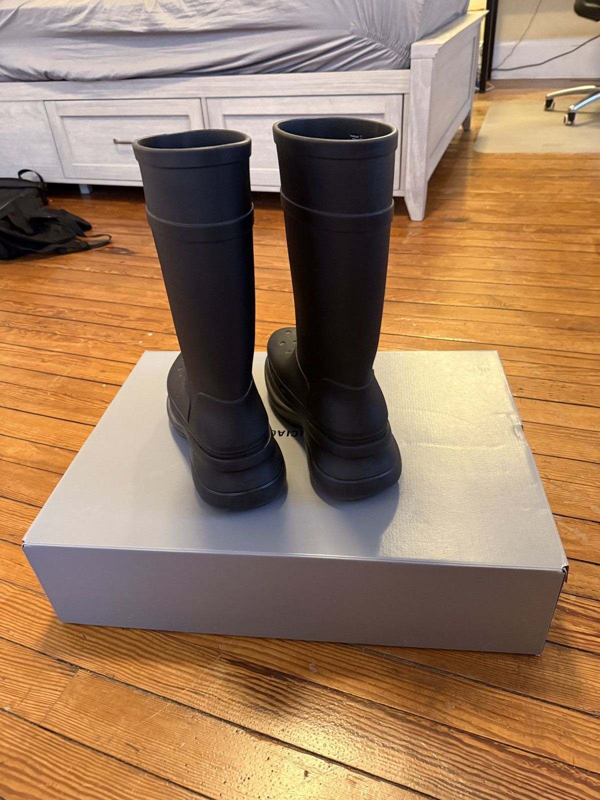 Balenciaga × Crocs Croc Boots Size US 10.5 / EU 43-44 - 3 Thumbnail