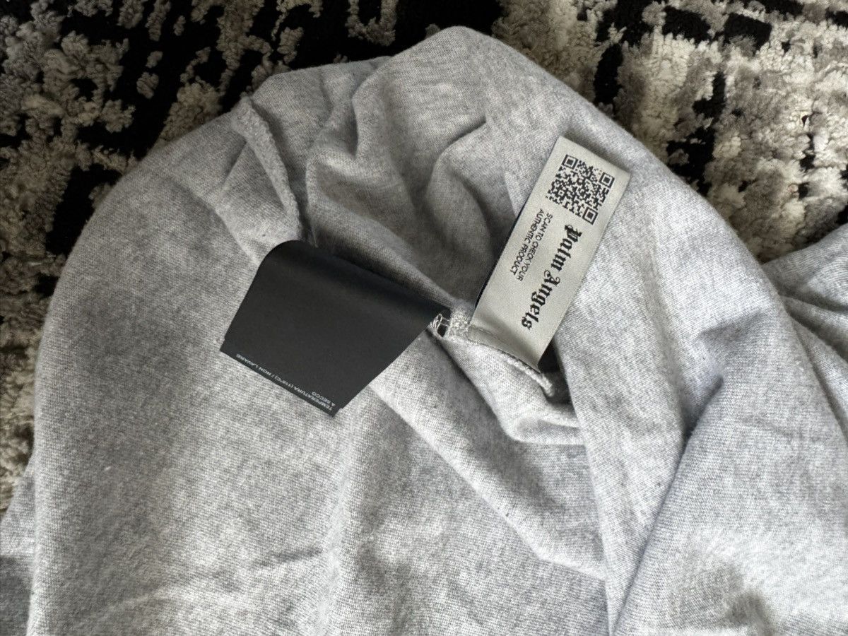 Palm Angels Grey Cotton T-shirt Size US L / EU 52-54 / 3 - 3 Thumbnail