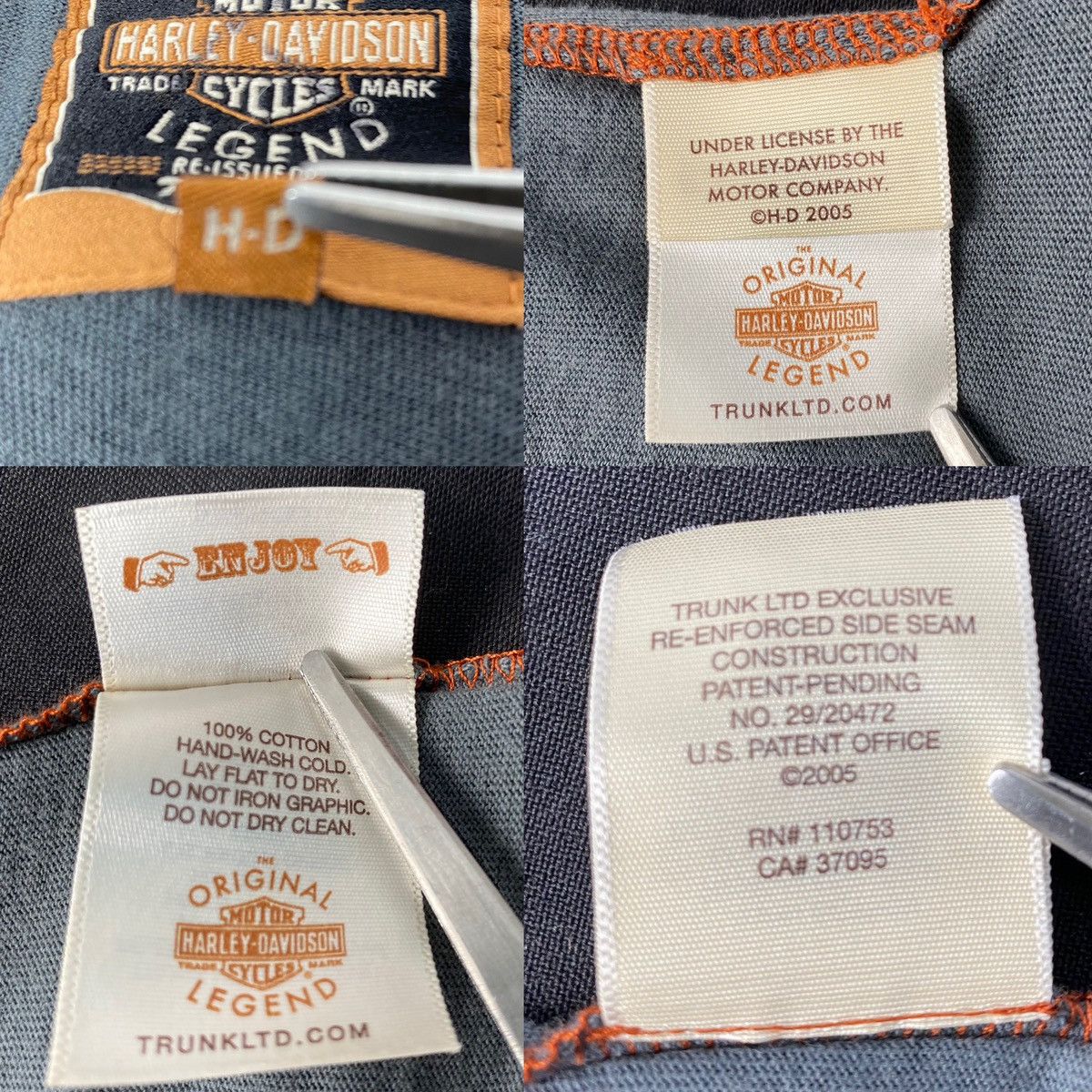 Trunk Ltd Harley Davidson Trunk LTD Swarovski Crystal Shirt Small Size S / US 4 / IT 40 - 10 Thumbnail