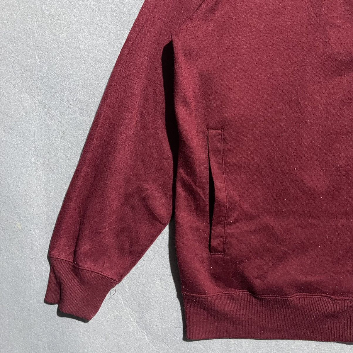 Japanese Brand Vintage Elf Lubricants Racing Zip Hoodie Burgundy Motorsport Size US L / EU 52-54 / 3 - 4 Thumbnail