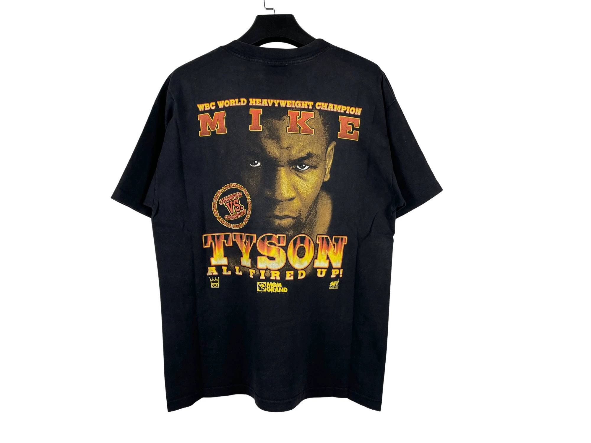 Other Vintage Mike Tyson 90s Short Sleeve Tee Size US L / EU 52-54 / 3 - 2 Thumbnail