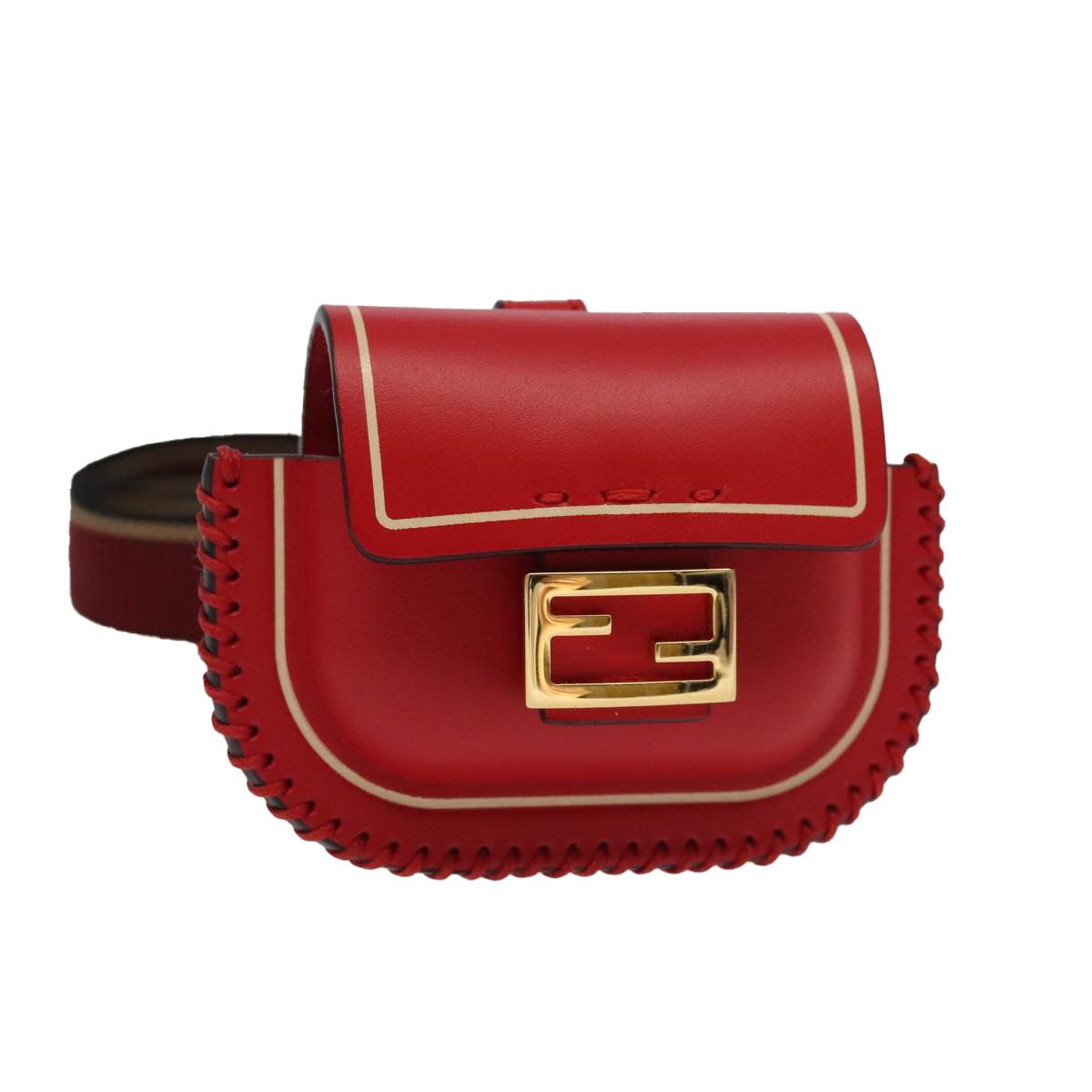 Fendi Baguette Red Leather Wallet (Pre-Owned) Size ONE SIZE - 1 Thumbnail