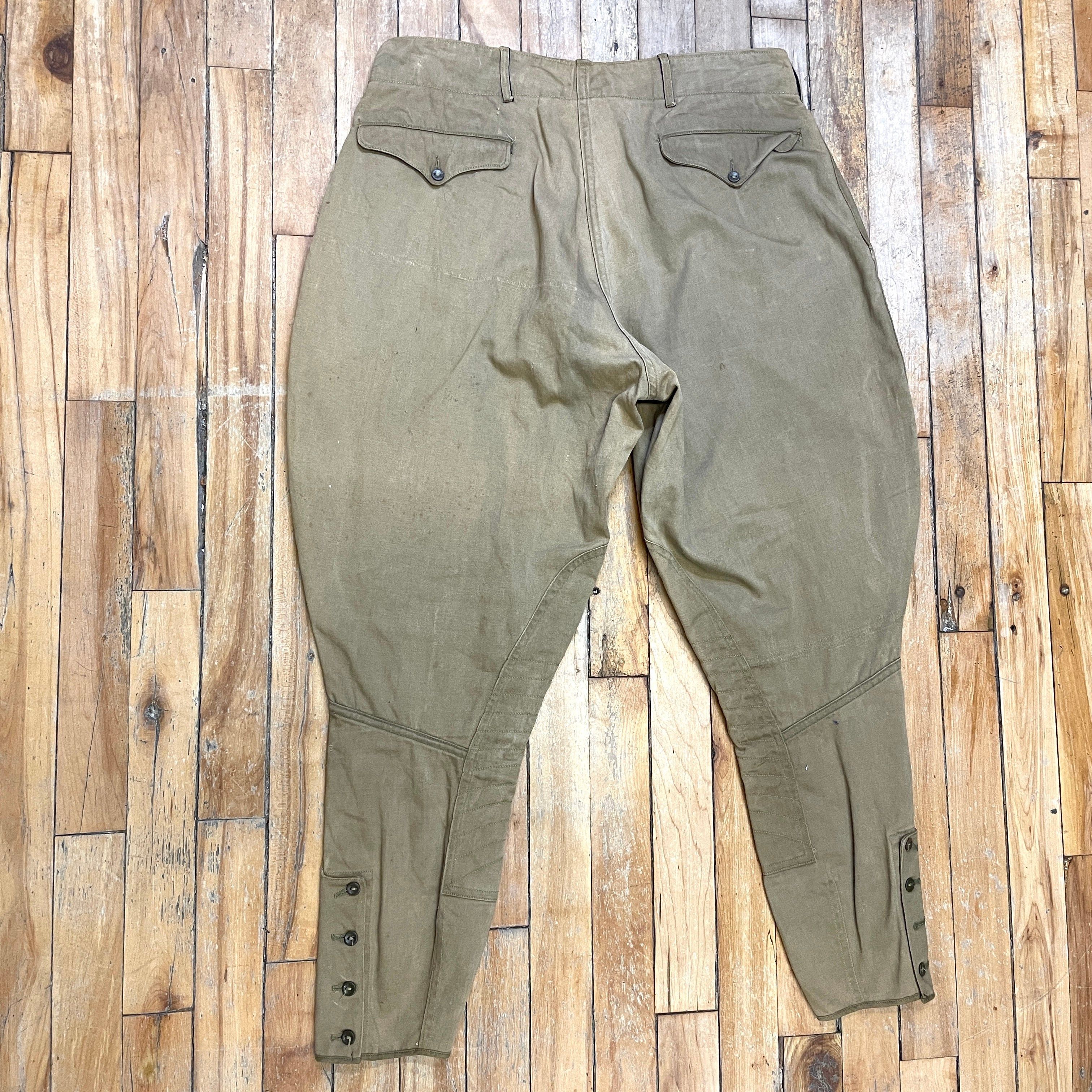 Other WWI Era Vintage Military Jodhpur Pants Waist 31" Size US 31 - 2 Thumbnail
