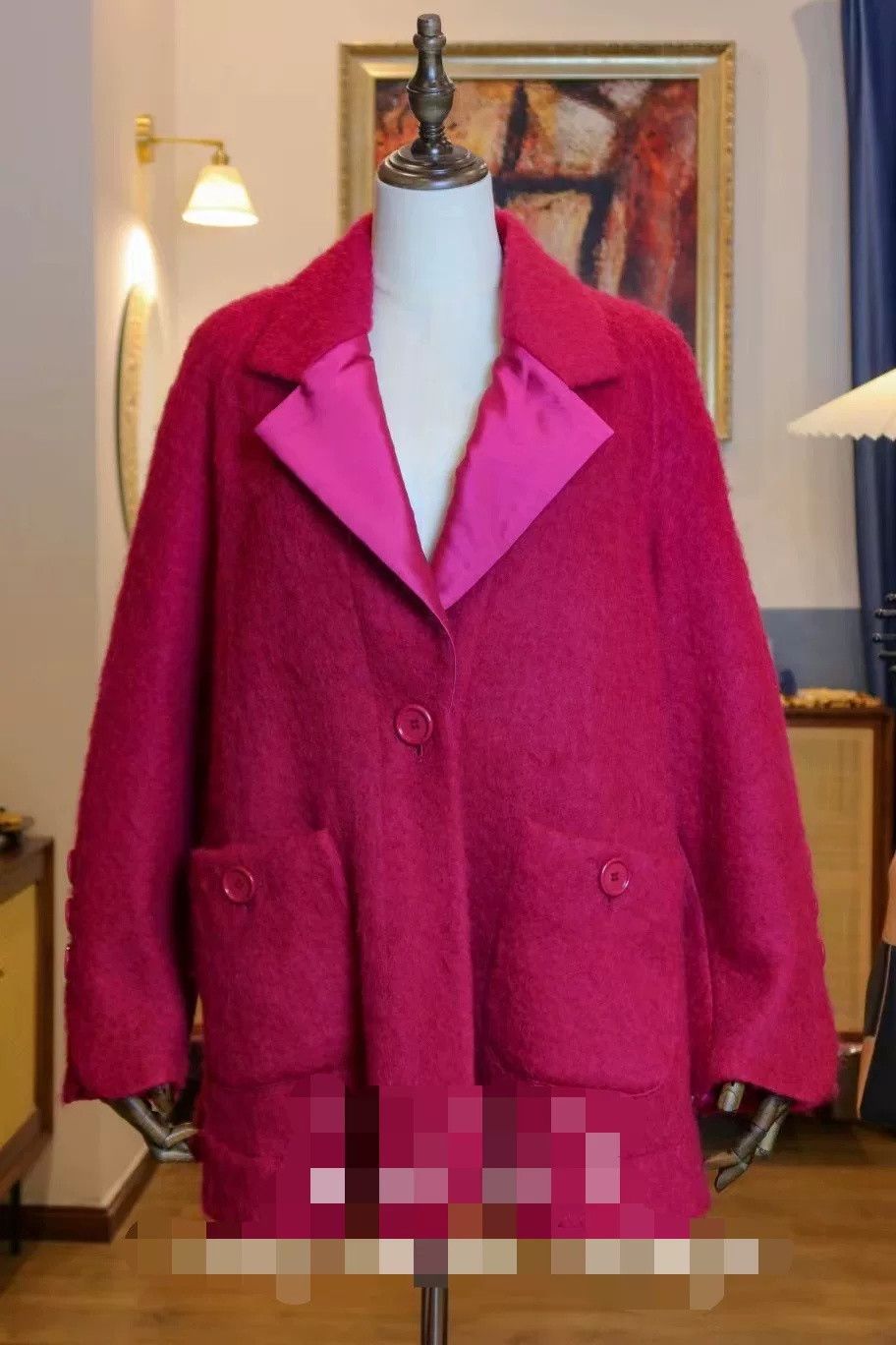 Dior Dior Pink Pocket Wool Coat Size US S / EU 44-46 / 1 - 7 Thumbnail