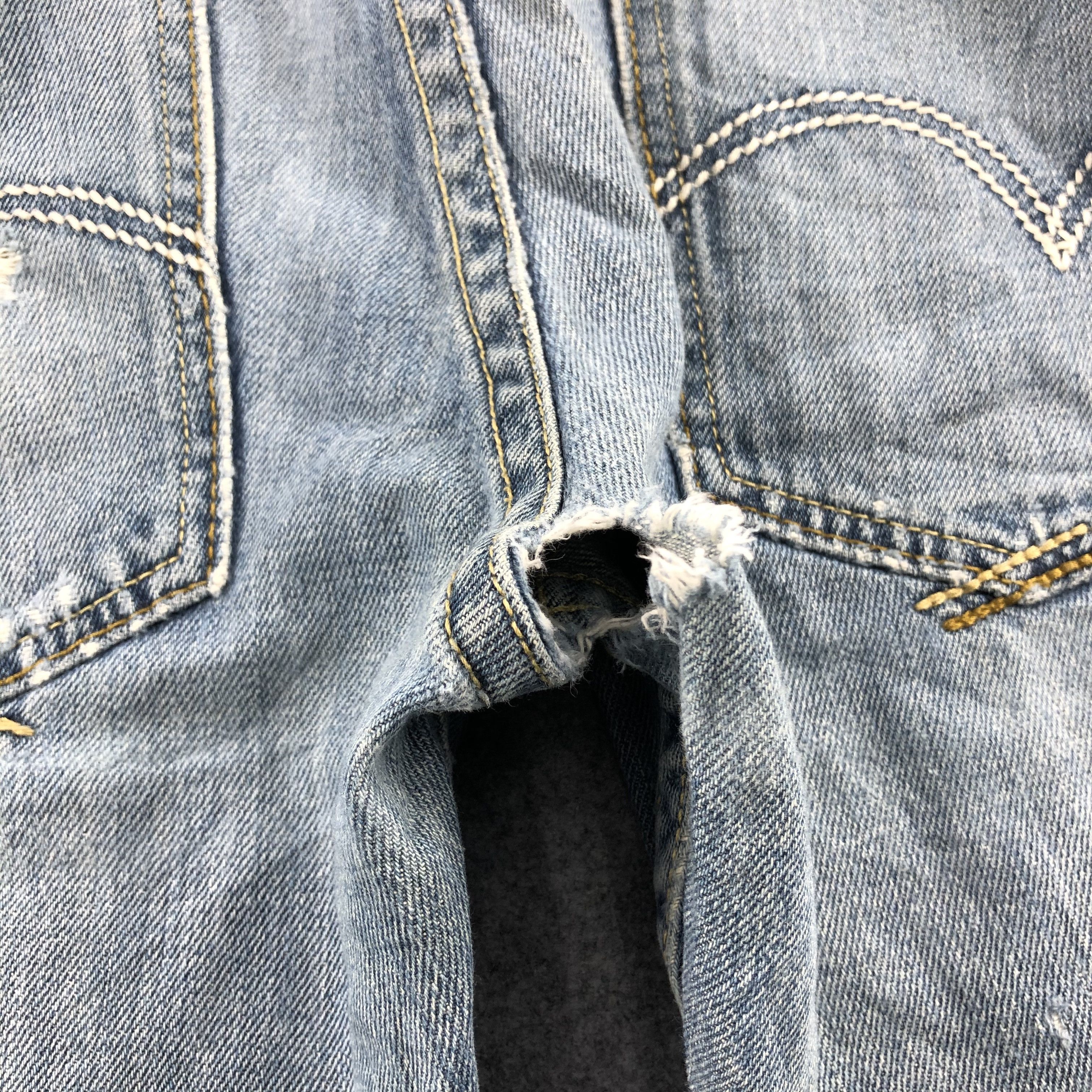 Levi's × Vintage Vintage Distress Levis Jeans Lot 514-JM788 Size US 36 / EU 52 - 6 Thumbnail