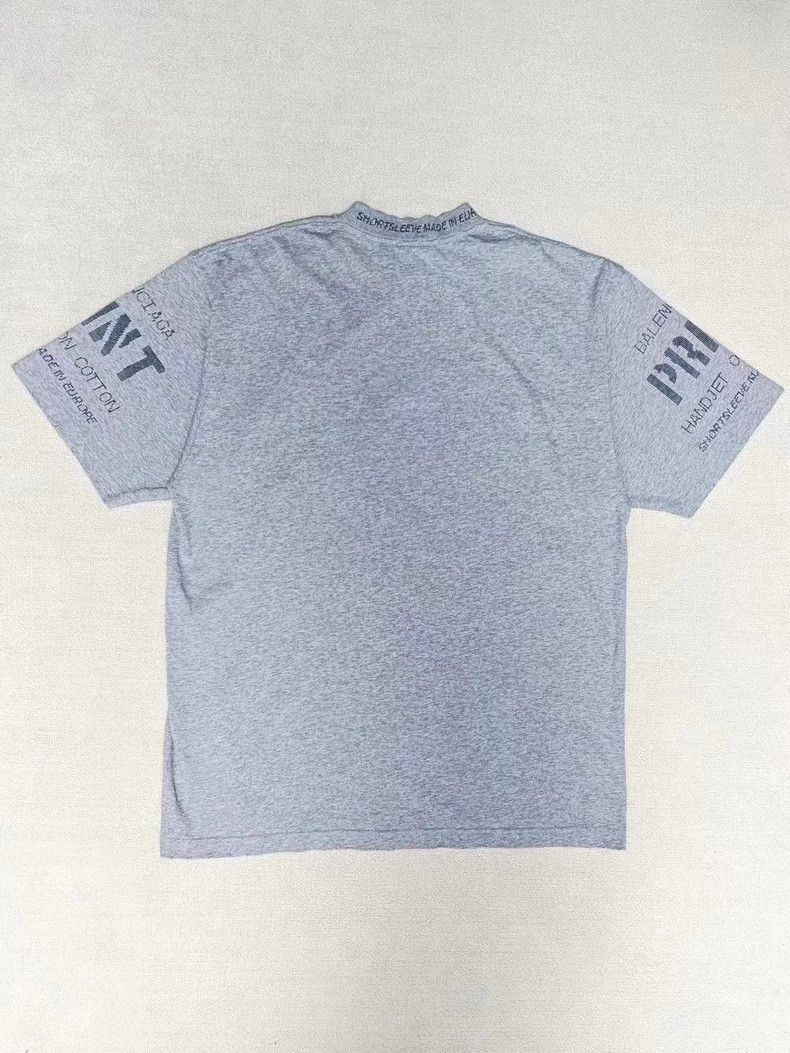 Balenciaga balenciaga print distressed short sleeve t Size US XS / EU 42 / 0 - 3 Thumbnail