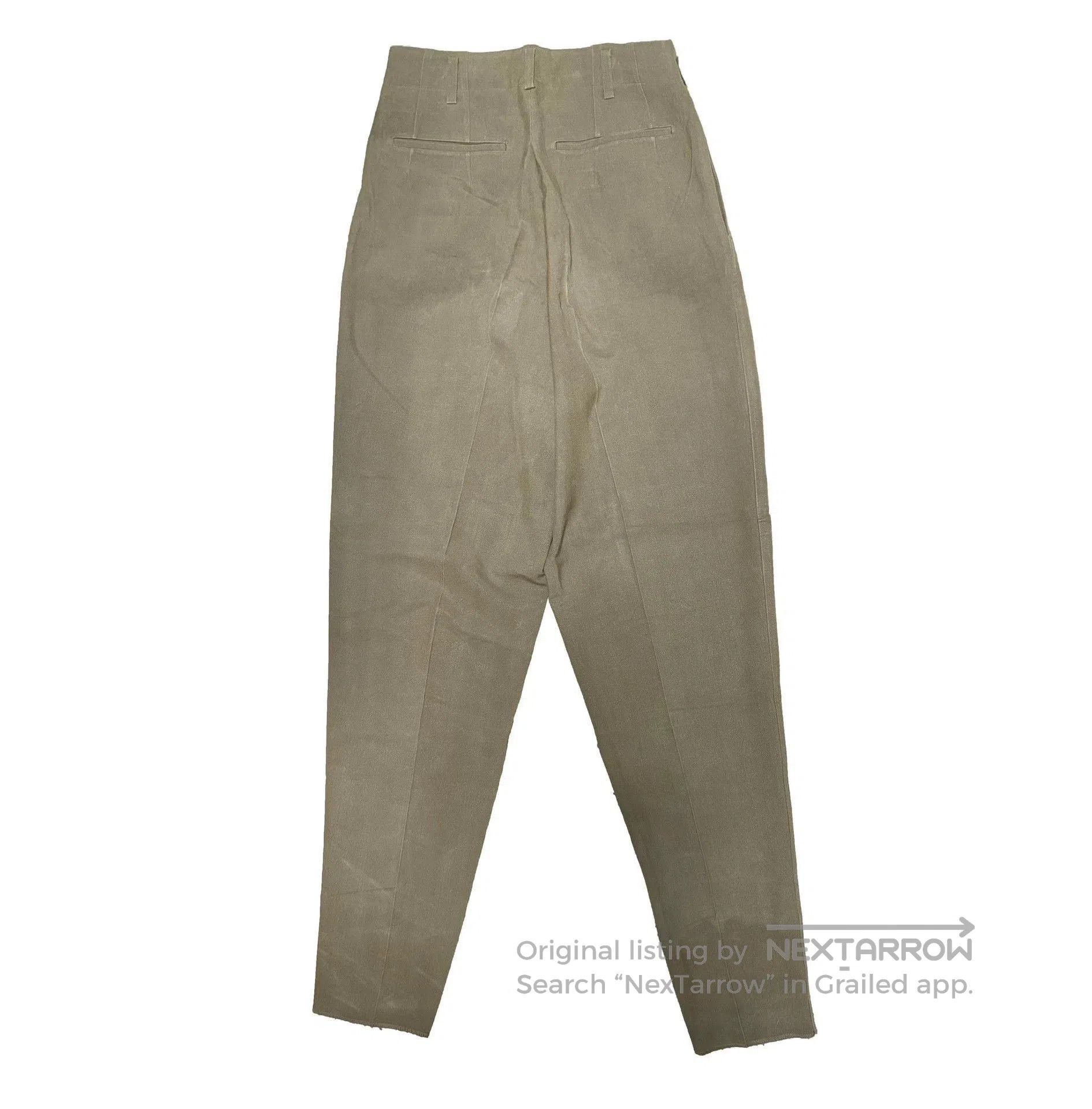 Yohji Yamamoto Beige Casual Pants Size 30. Size US 30 / EU 46 - 2 Thumbnail