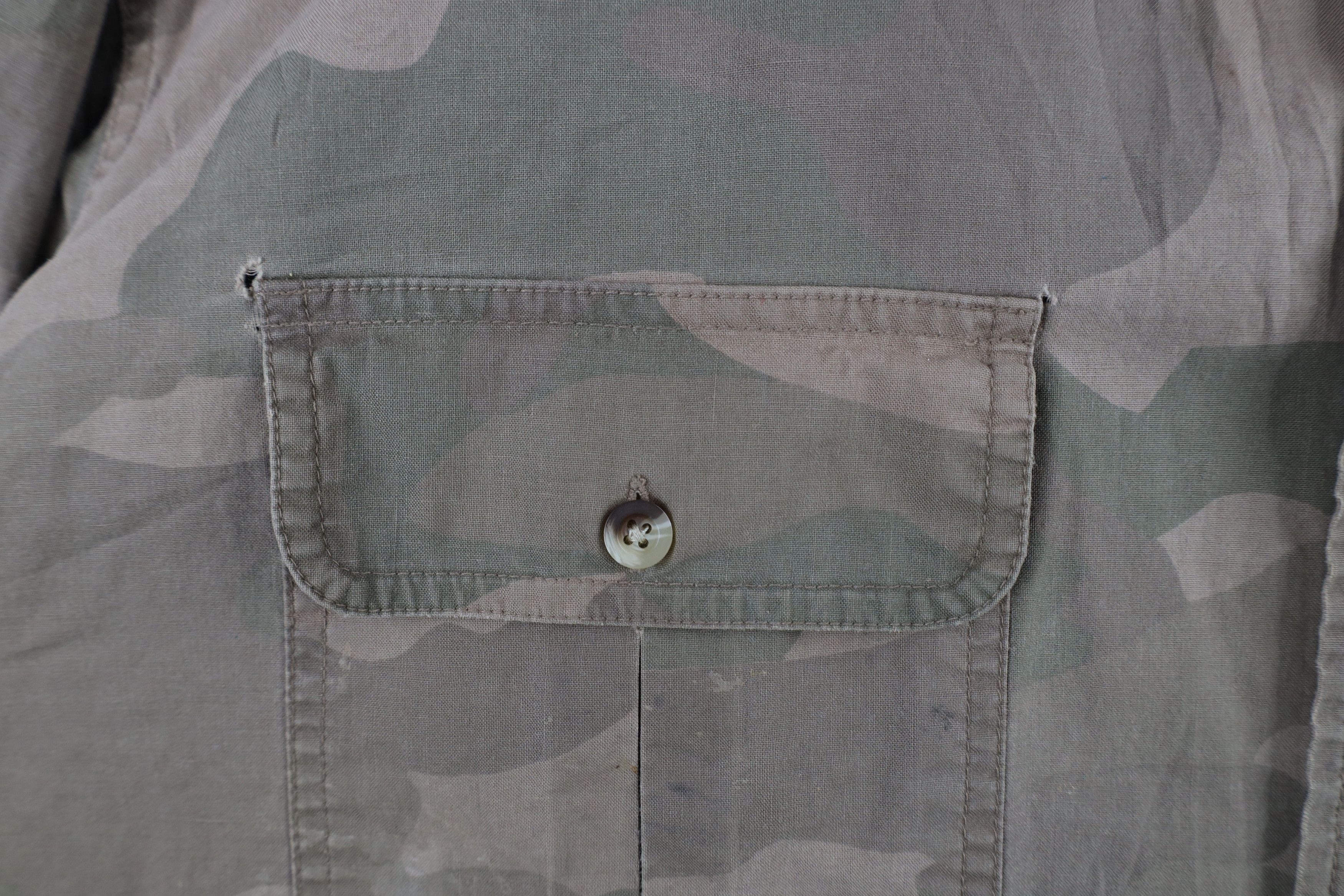 Vintage Vintage 90s Y2K Streetwear Camouflage Collared Button Shirt Size US XXL / EU 58 / 5 - 6 Thumbnail