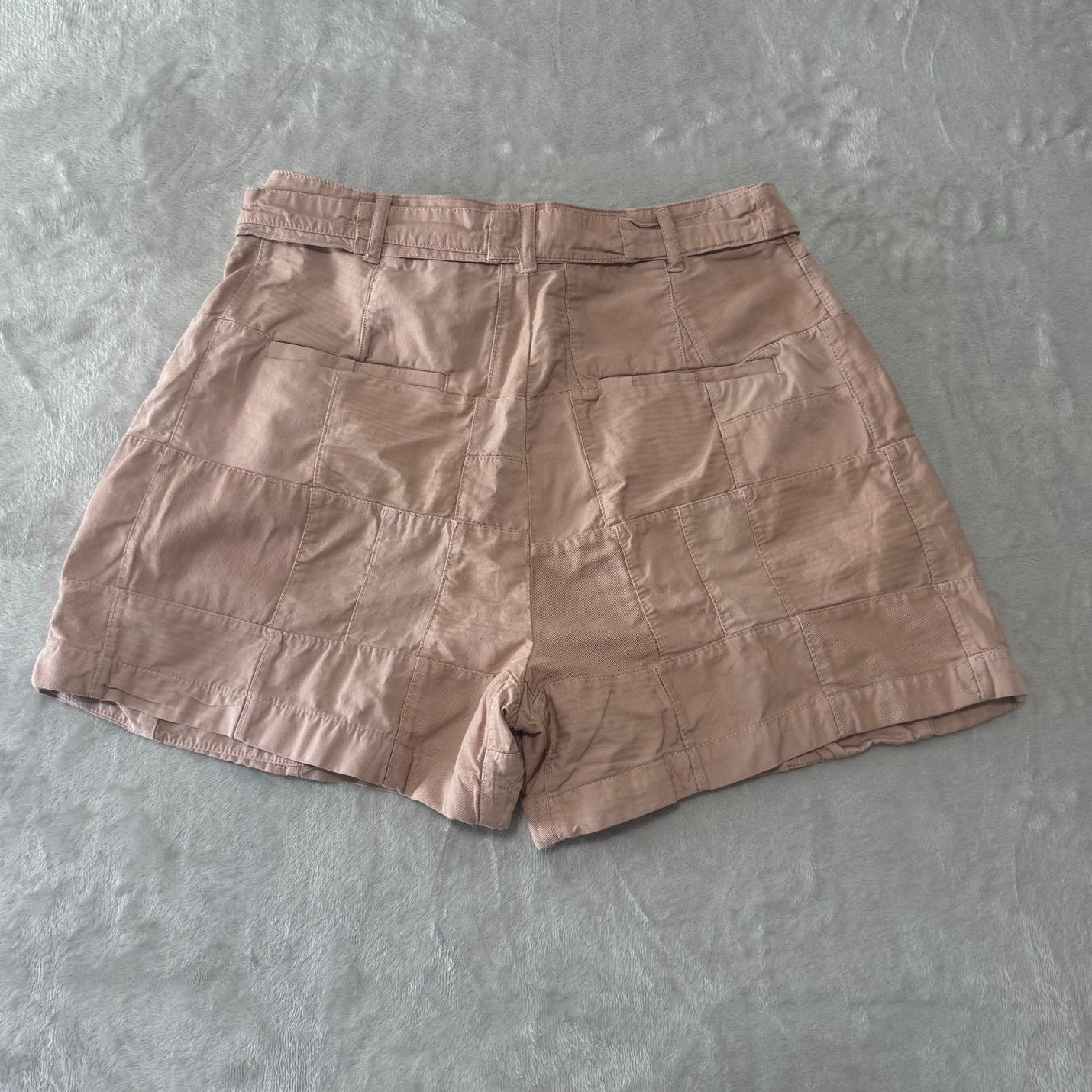 J.Crew J Crew Womens Limited Edition Belted Patchwork Short 8 Pink Size 30" / US 8 / IT 44 - 3 Thumbnail