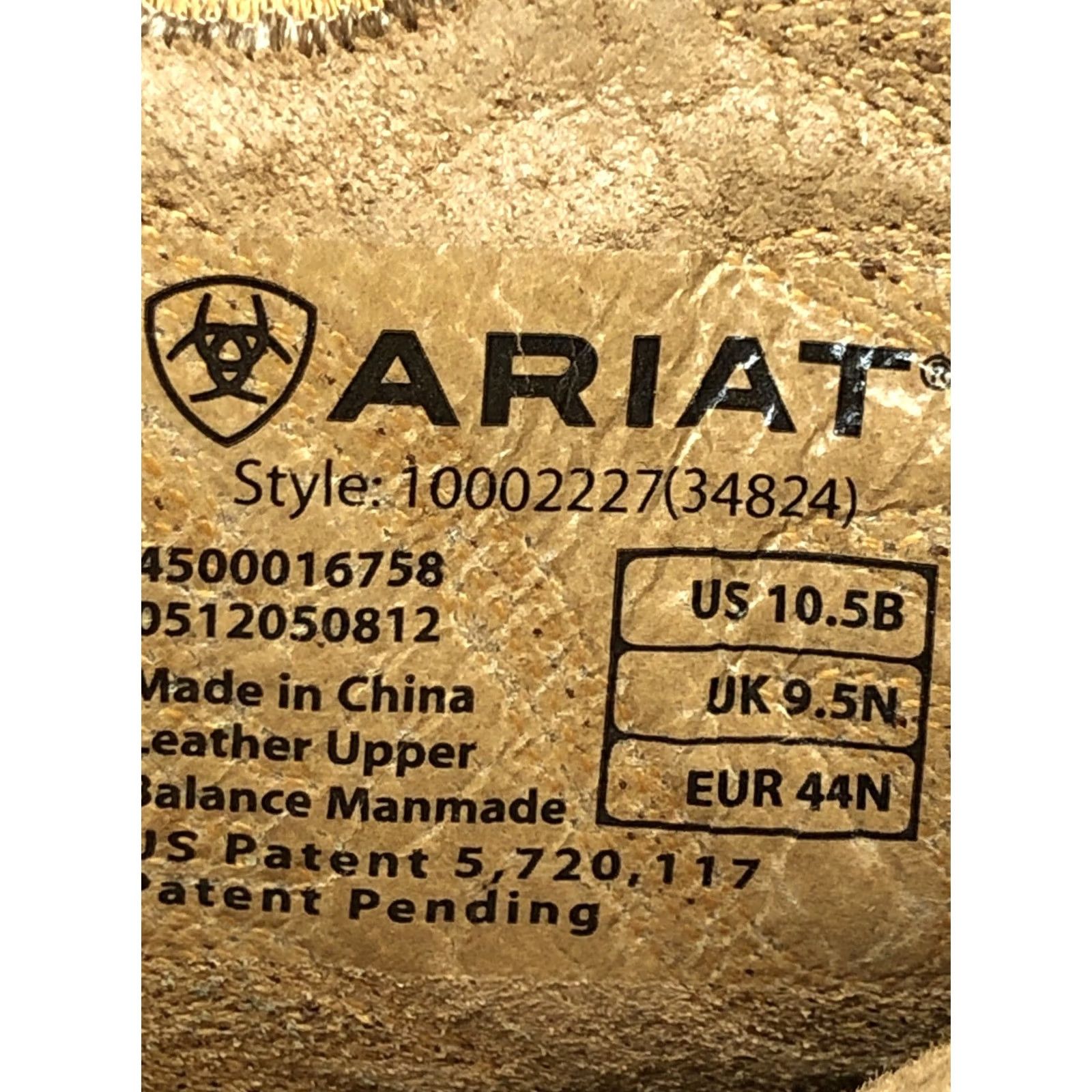 Ariat ARIAT Icon Mens Heritage Roughstock Square Toe Leather Western Boots 10.5 B Mens Boots Brown Leather Western Square Toe Heritage Roughstock Size US 11 / EU 44 - 7 Thumbnail