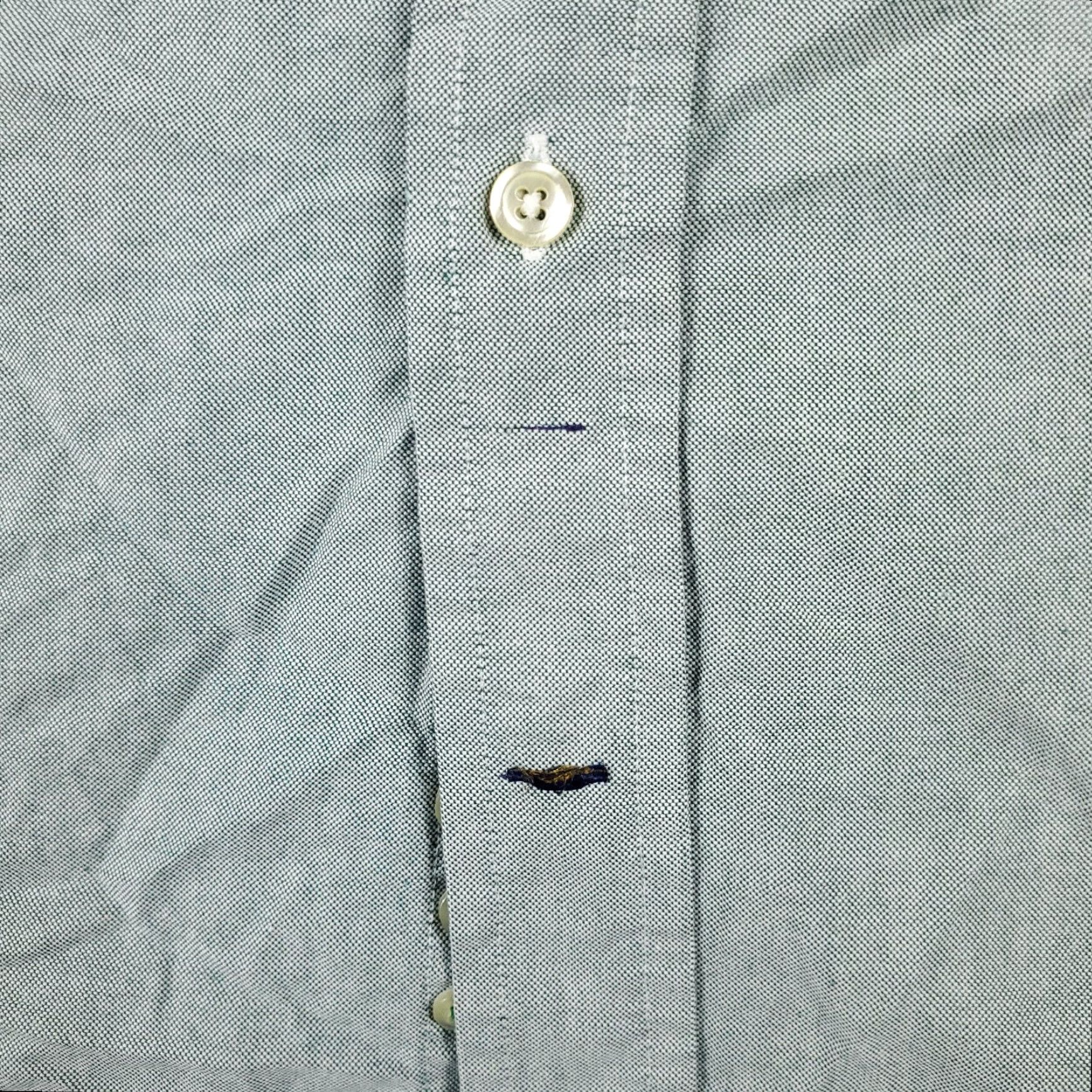 Tommy Hilfiger Tommy Hilfiger Dress Shirt Mens 17 Green Check Button-Down Long Sleeve Regular 100% Cotton Vintage? No (but used) — 17 Neck Size Mens Shirt Size 46R - 4 Thumbnail