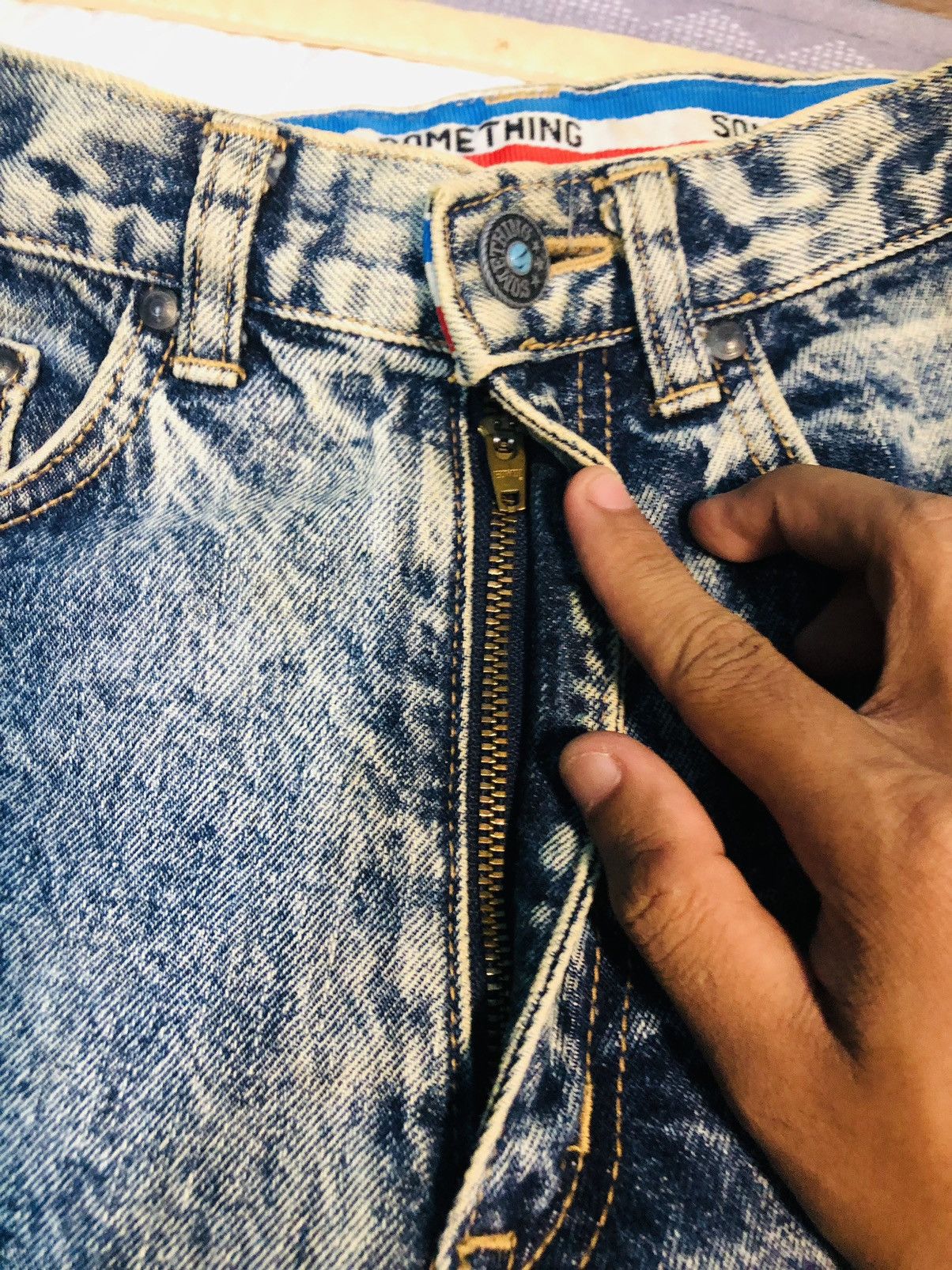 Edwin × Japanese Brand Something Ones By Edwin Jeans (10) Size US 26 / EU 42 - 8 Thumbnail