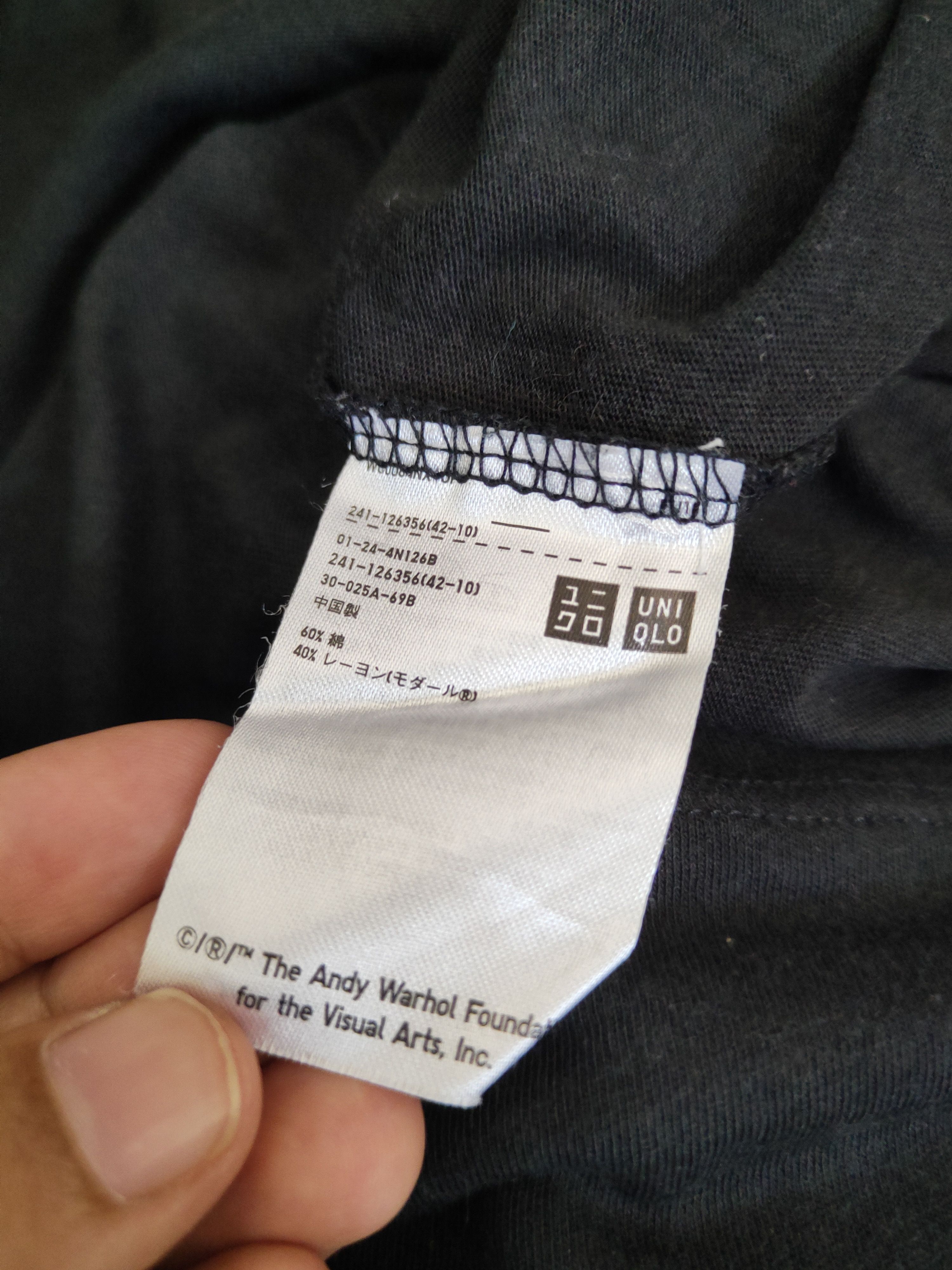 Japanese Brand DL Uniqlo Black Short Sleeve T-shirt #616 Size M / US 6-8 / IT 42-44 - 14 Thumbnail