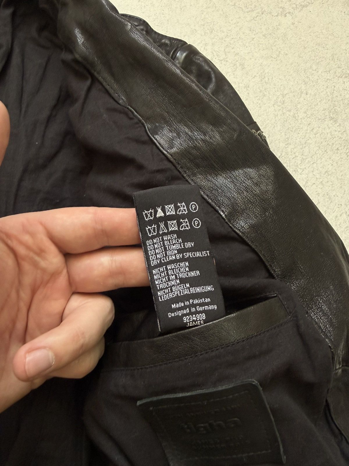 tigha Tigha "James" 10th Anniversary Leather Biker Jacket Moto Size US S / EU 44-46 / 1 - 14 Thumbnail