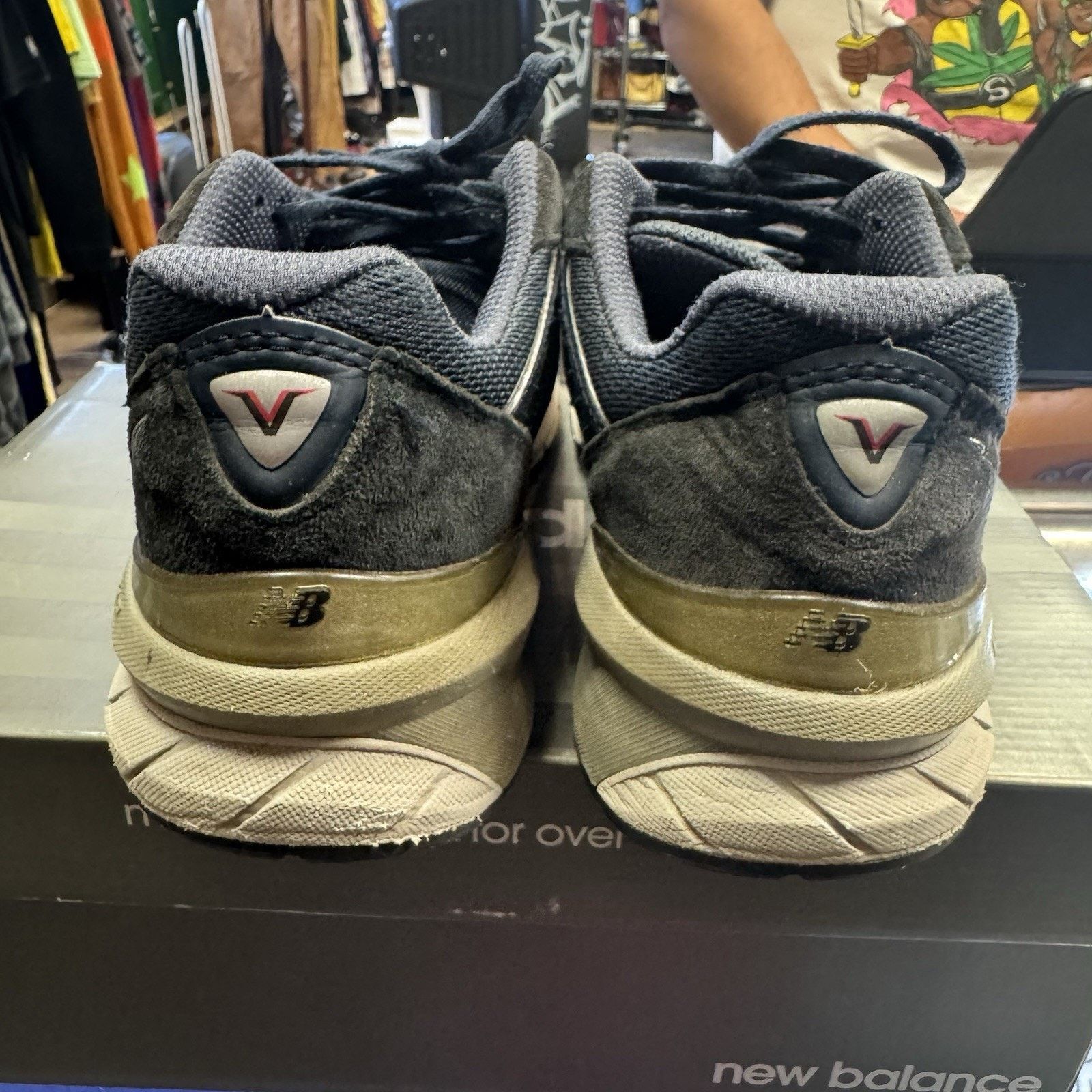 New Balance New Balance 990v5 Running Shoes Women's 9.5 Navy Blue Size US 9.5 / IT 39.5 - 3 Thumbnail